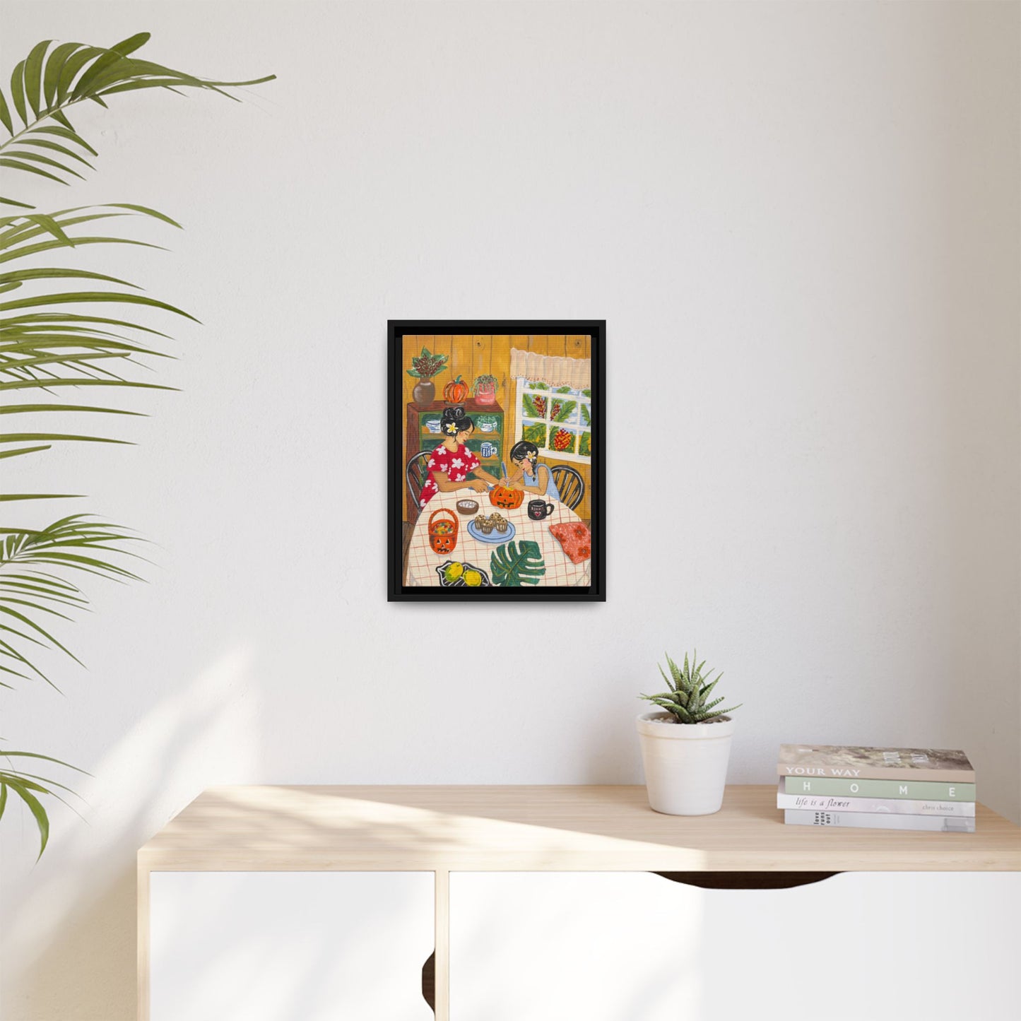 Hilo Halloween - Framed Matte Canvas Art