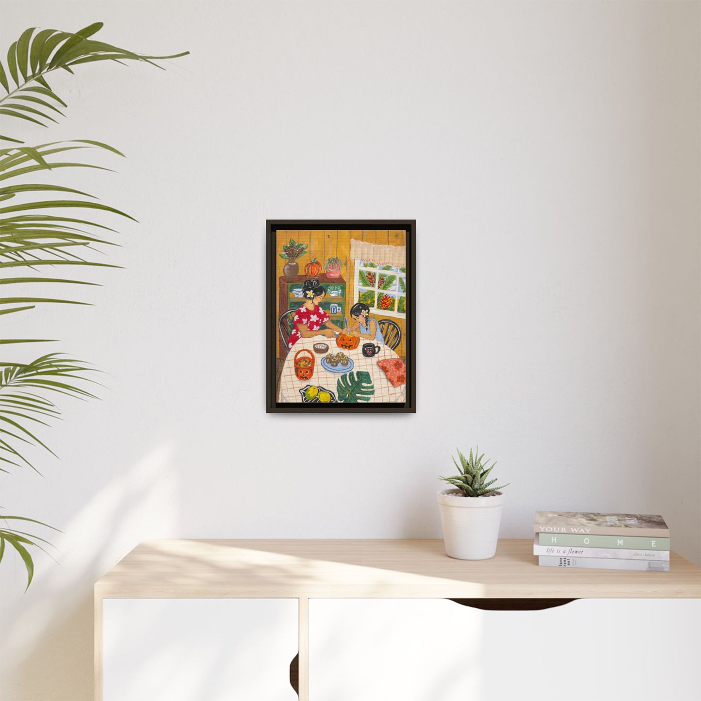 Hilo Halloween - Framed Matte Canvas Art