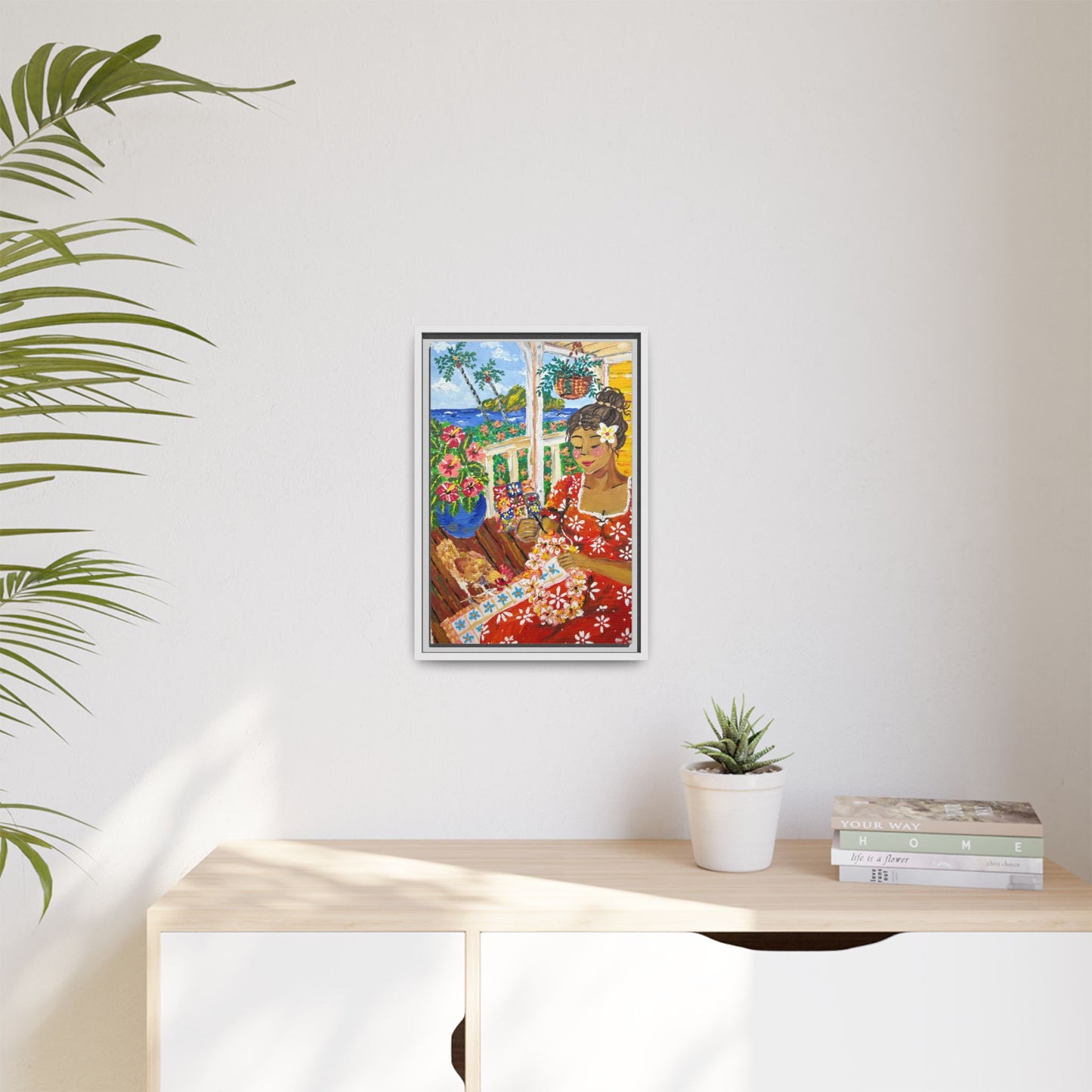 The Lei Maker - Canvas Art