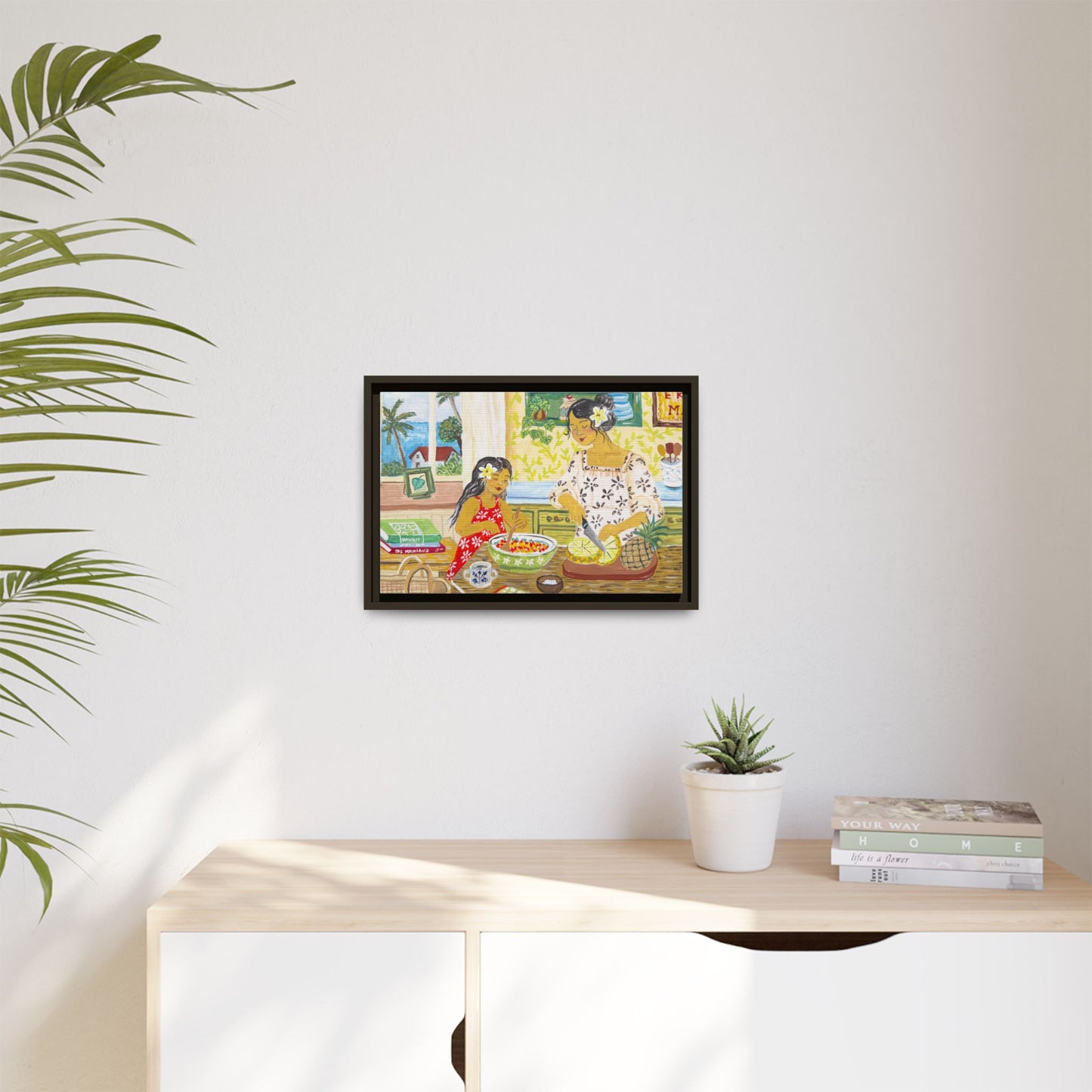 Aloha Sunday - Framed Canvas