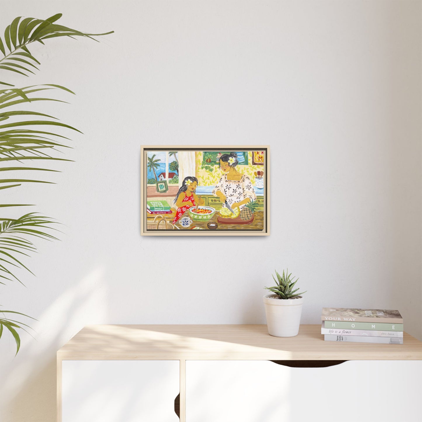 Aloha Sunday - Framed Canvas