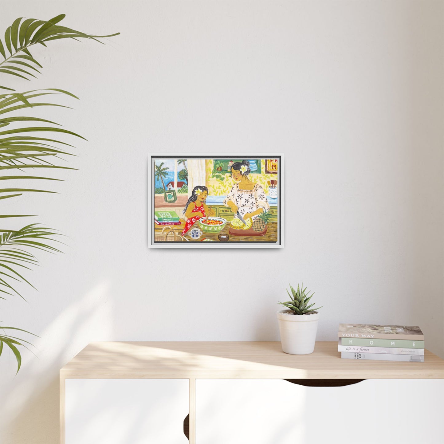 Aloha Sunday - Framed Canvas
