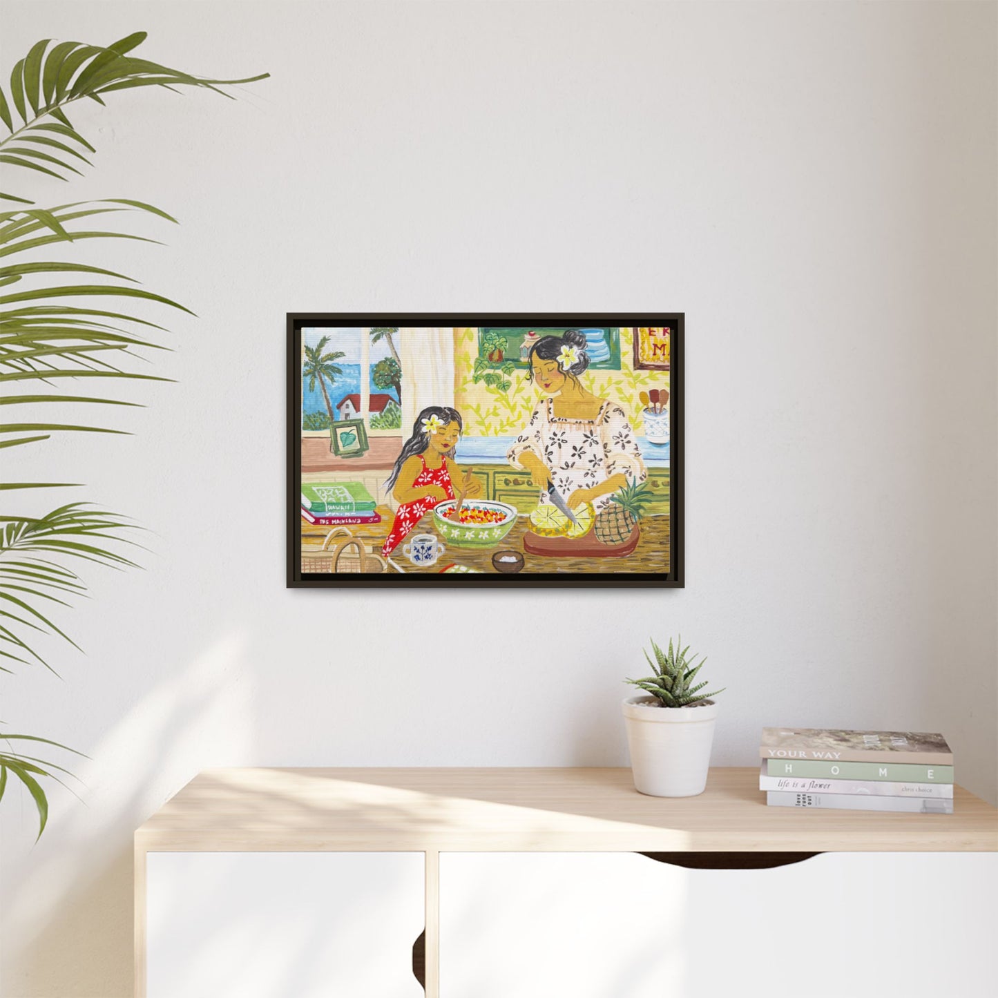 Aloha Sunday - Framed Canvas