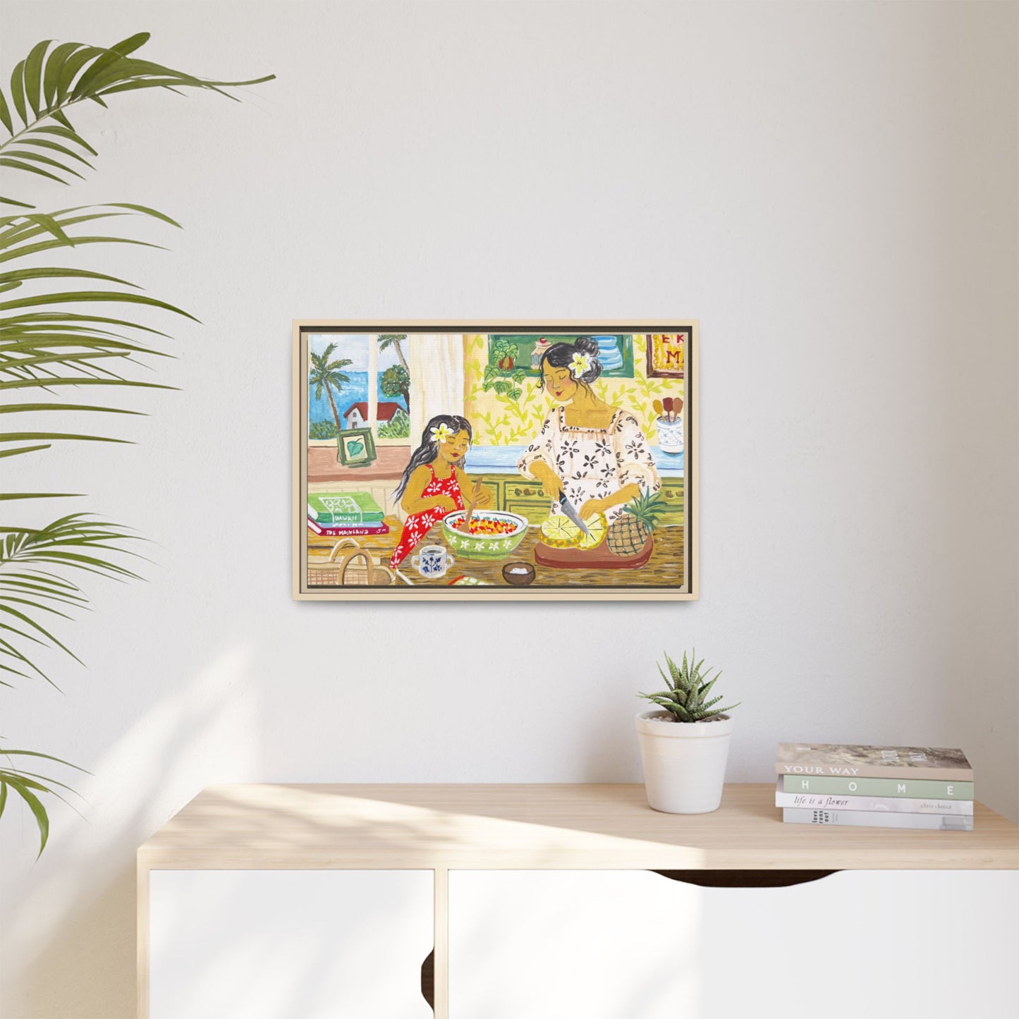 Aloha Sunday - Framed Canvas