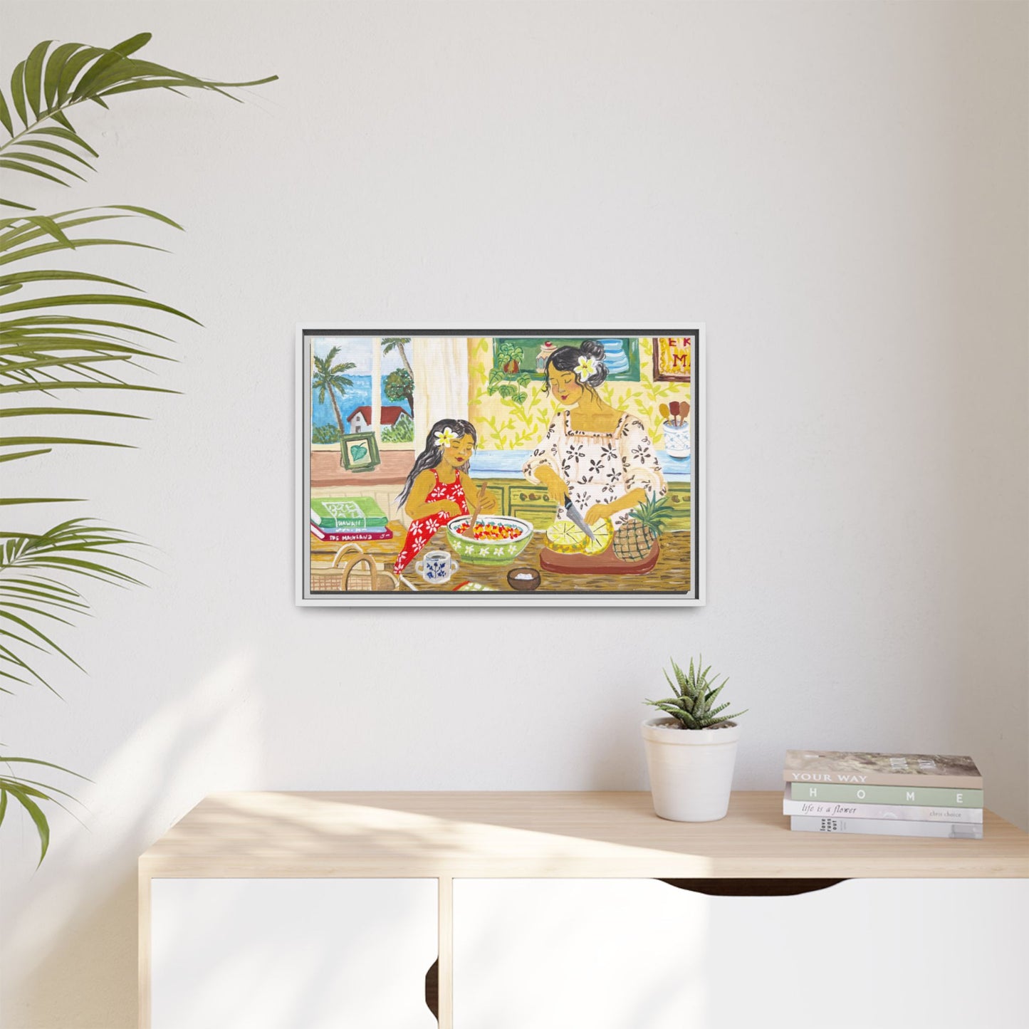 Aloha Sunday - Framed Canvas