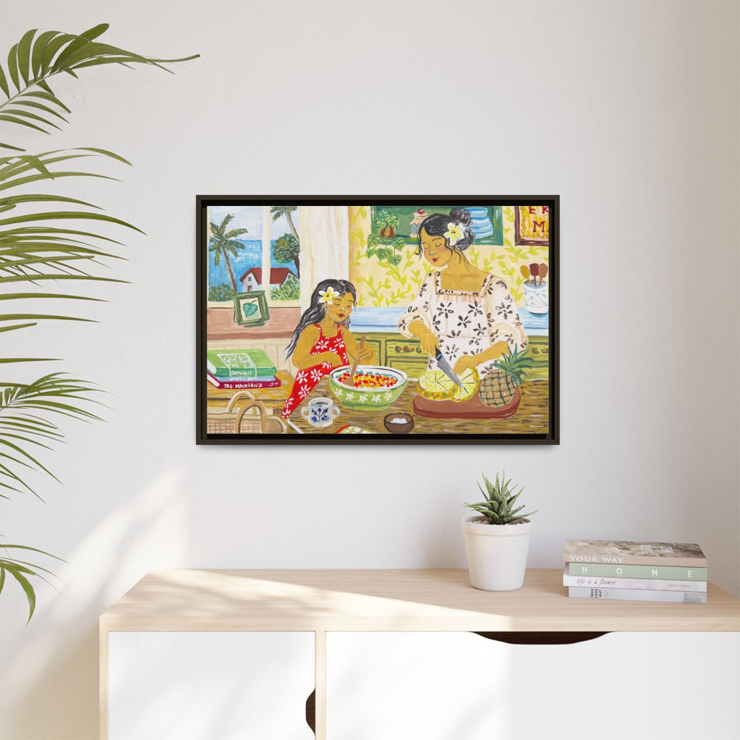Aloha Sunday - Framed Canvas