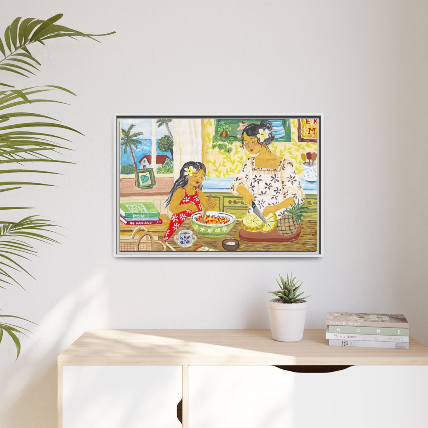 Aloha Sunday - Framed Canvas