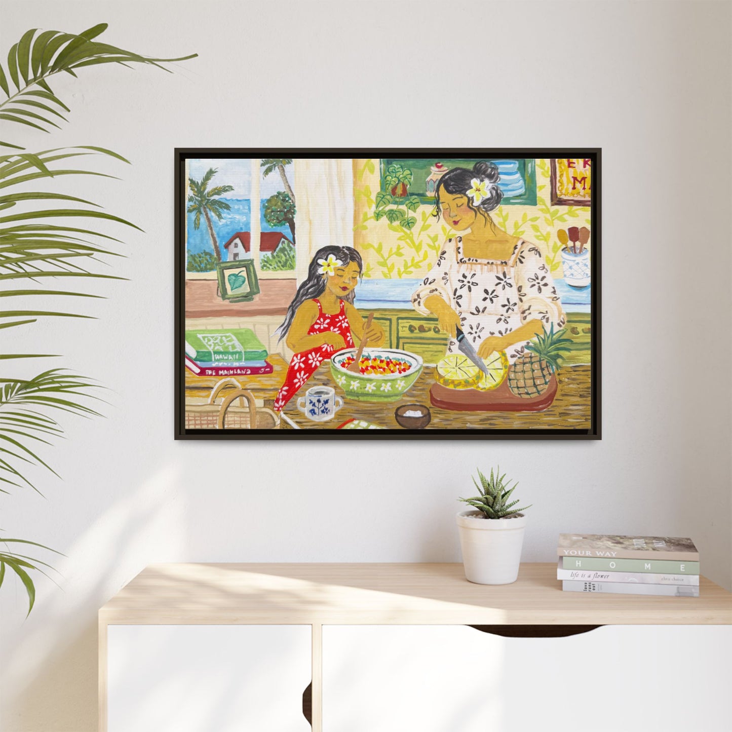 Aloha Sunday - Framed Canvas