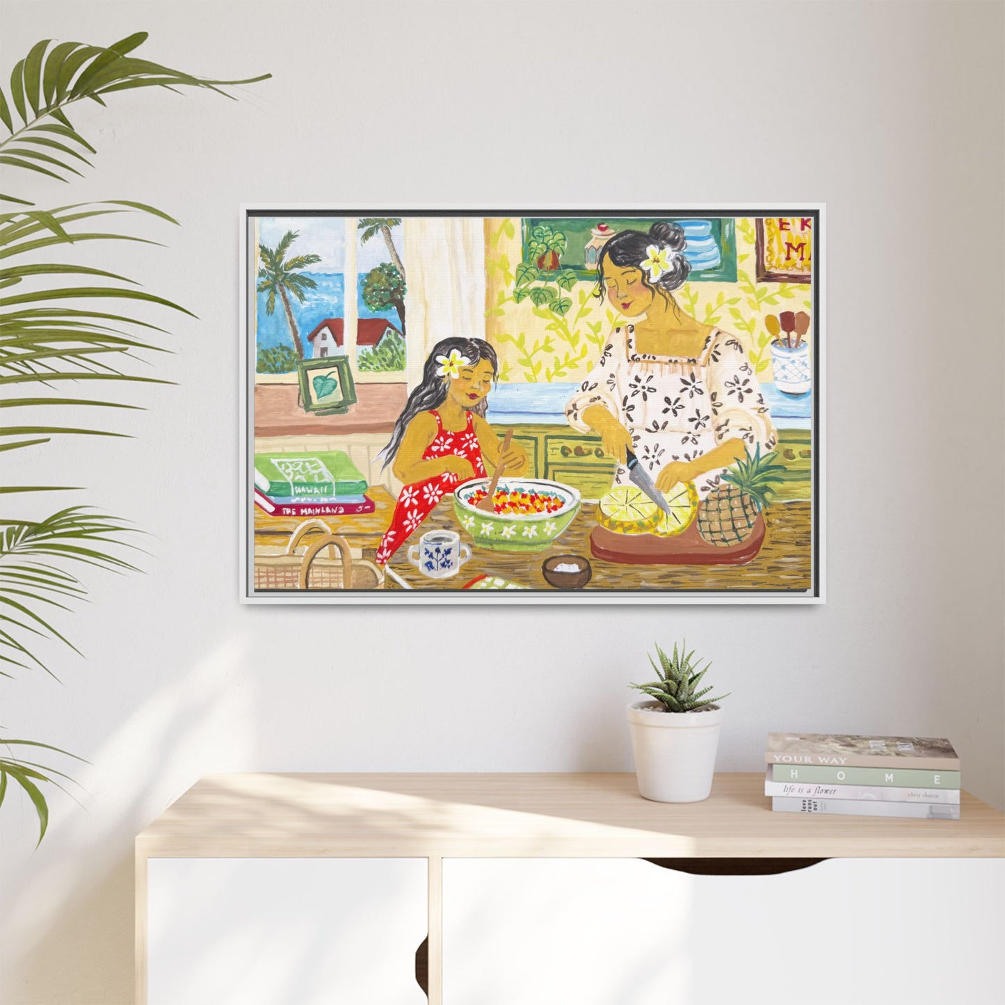 Aloha Sunday - Framed Canvas