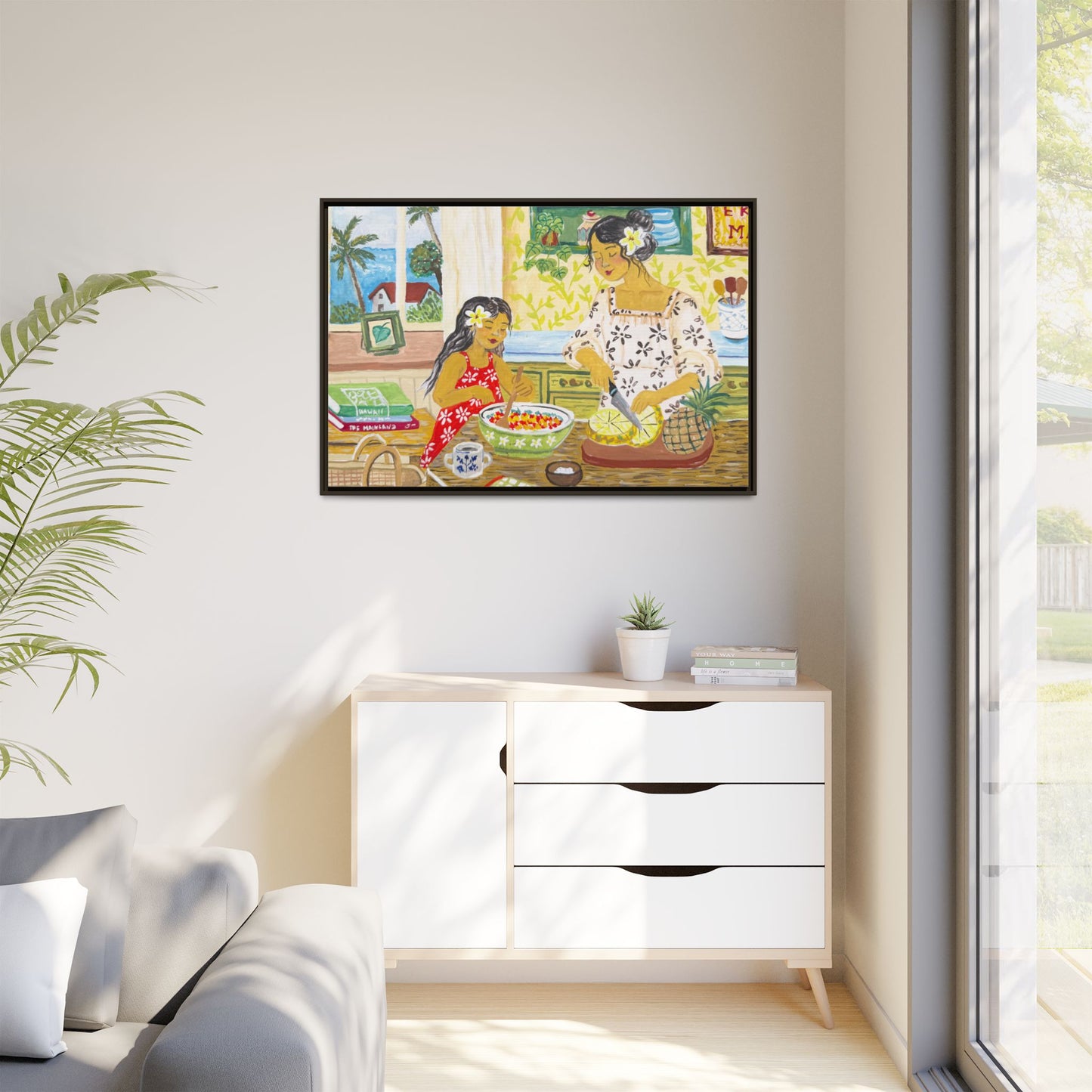 Aloha Sunday - Framed Canvas