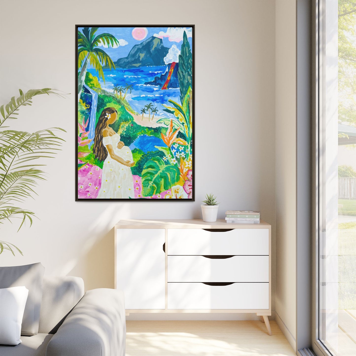 Babymoon in Big Island - Canvas Wall Art
