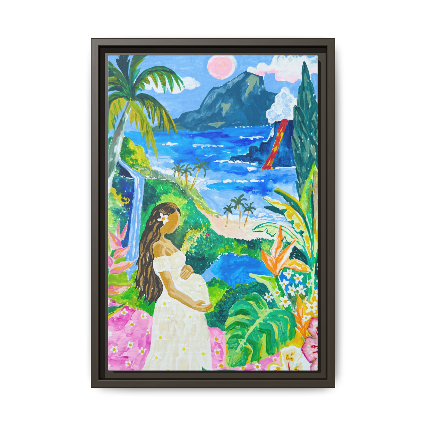 Babymoon in Big Island - Canvas Wall Art
