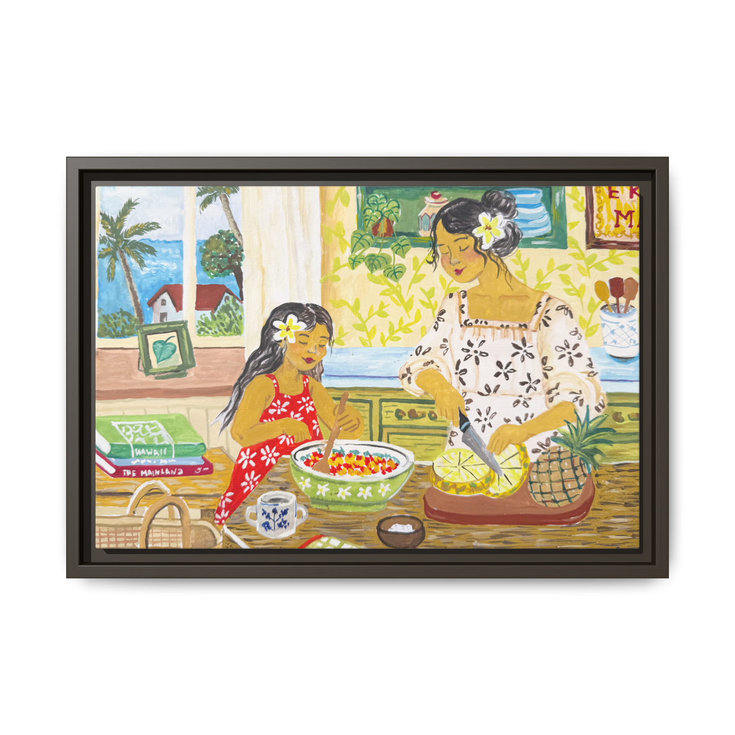 Aloha Sunday - Framed Canvas