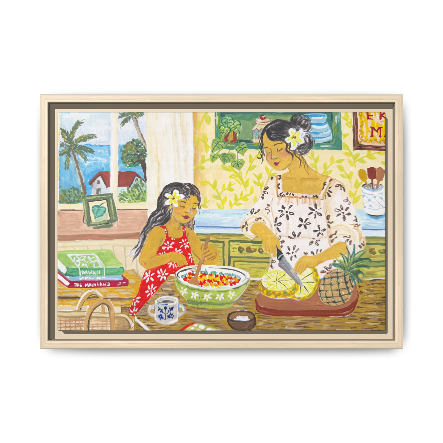 Aloha Sunday - Framed Canvas