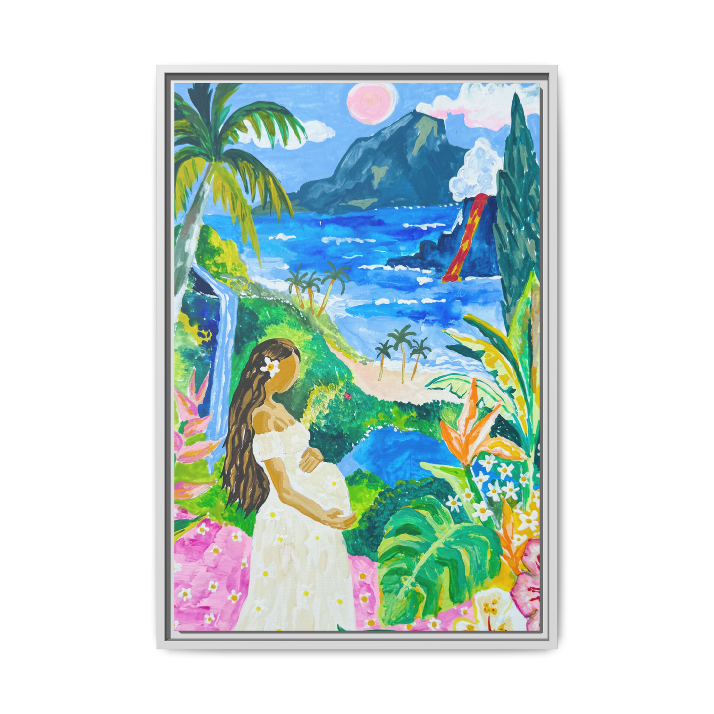Babymoon in Big Island - Canvas Wall Art