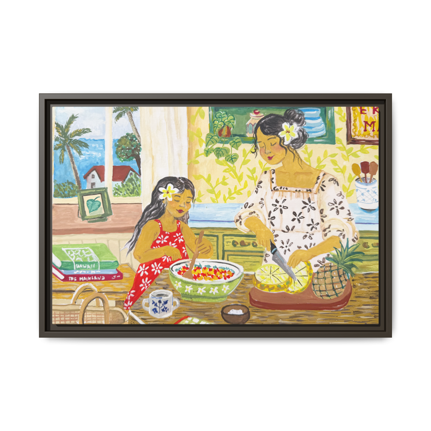 Aloha Sunday - Framed Canvas