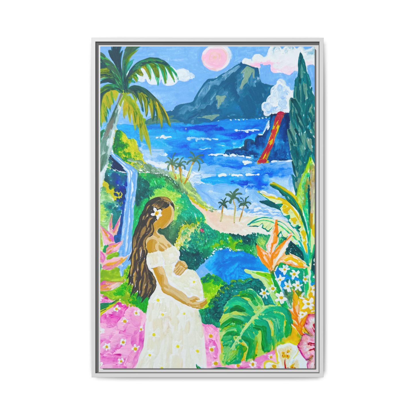 Babymoon in Big Island - Canvas Wall Art