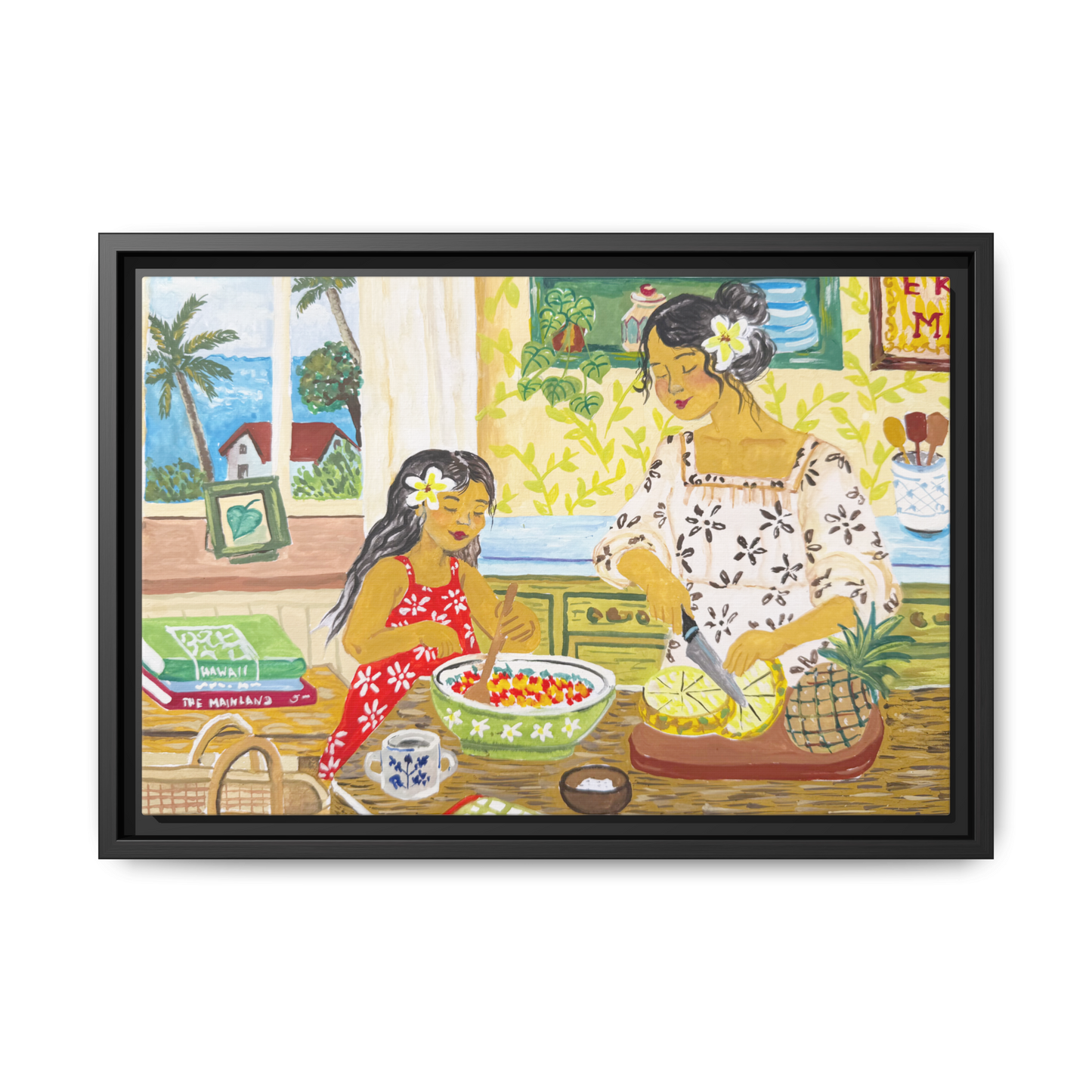 Aloha Sunday - Framed Canvas