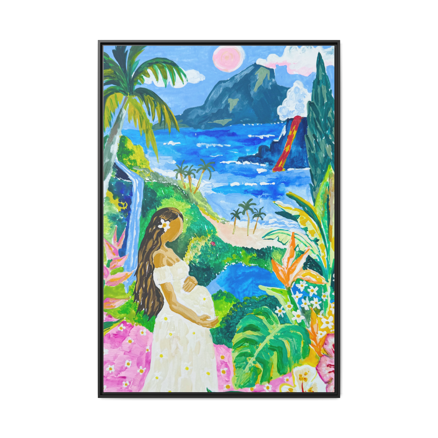 Babymoon in Big Island - Canvas Wall Art