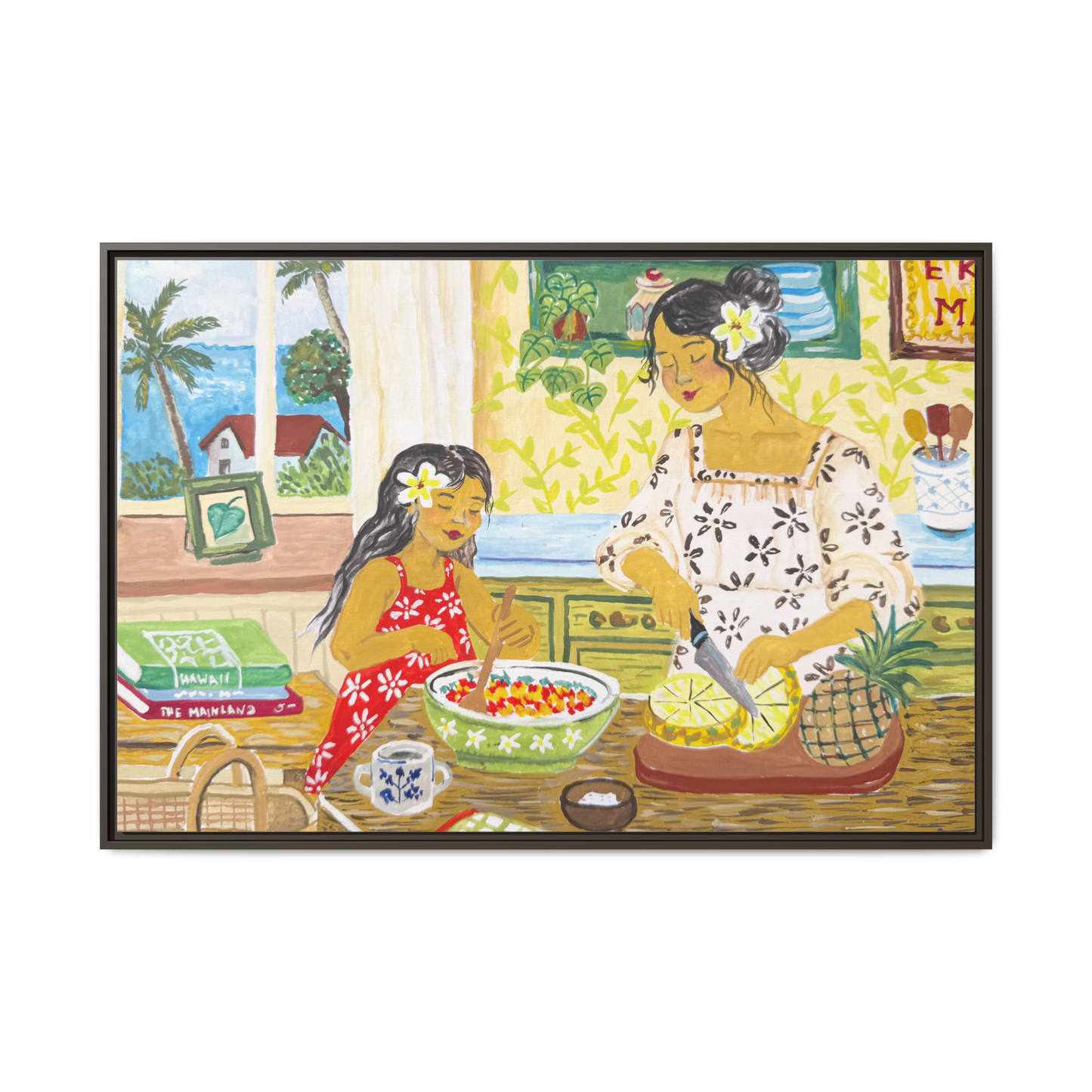 Aloha Sunday - Framed Canvas