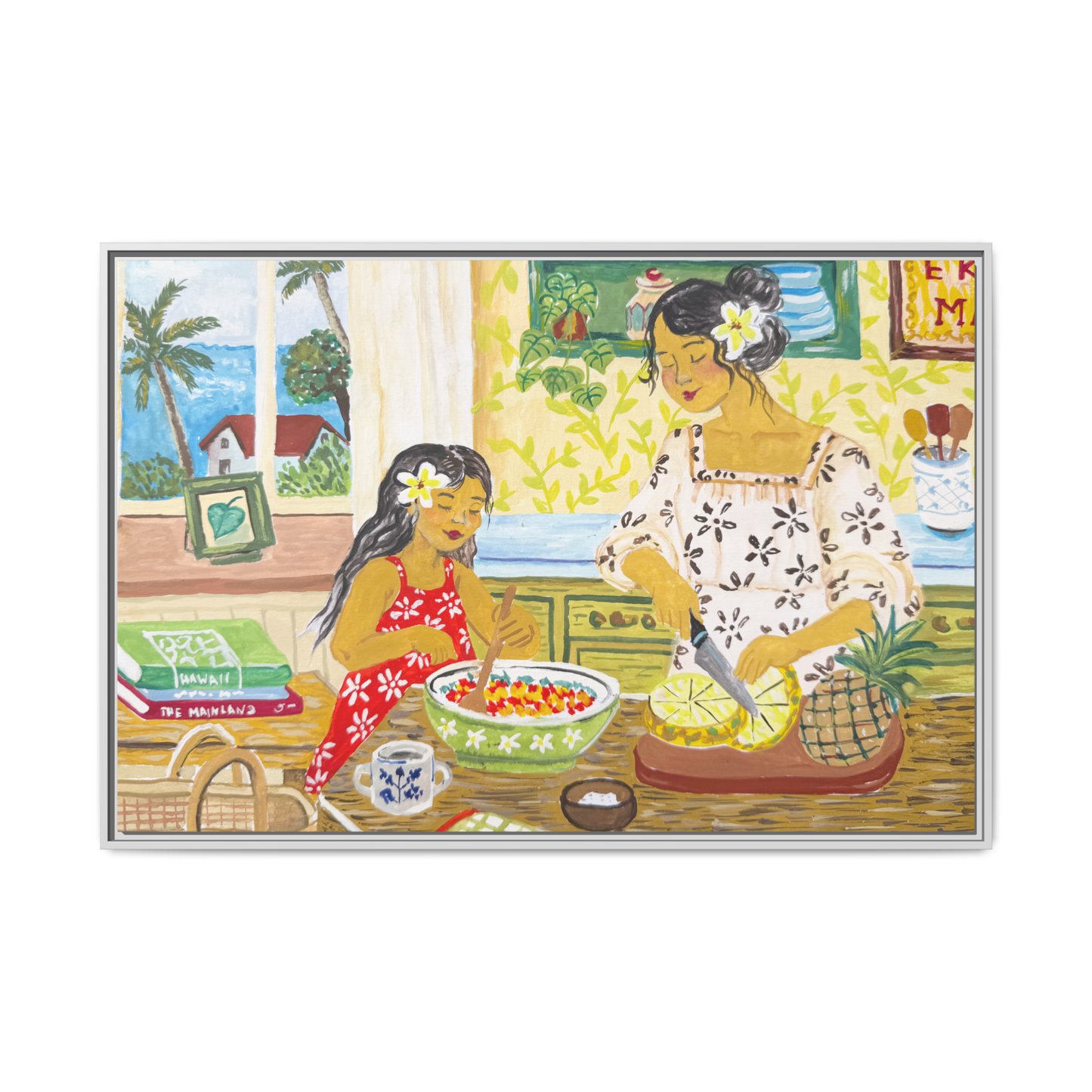 Aloha Sunday - Framed Canvas