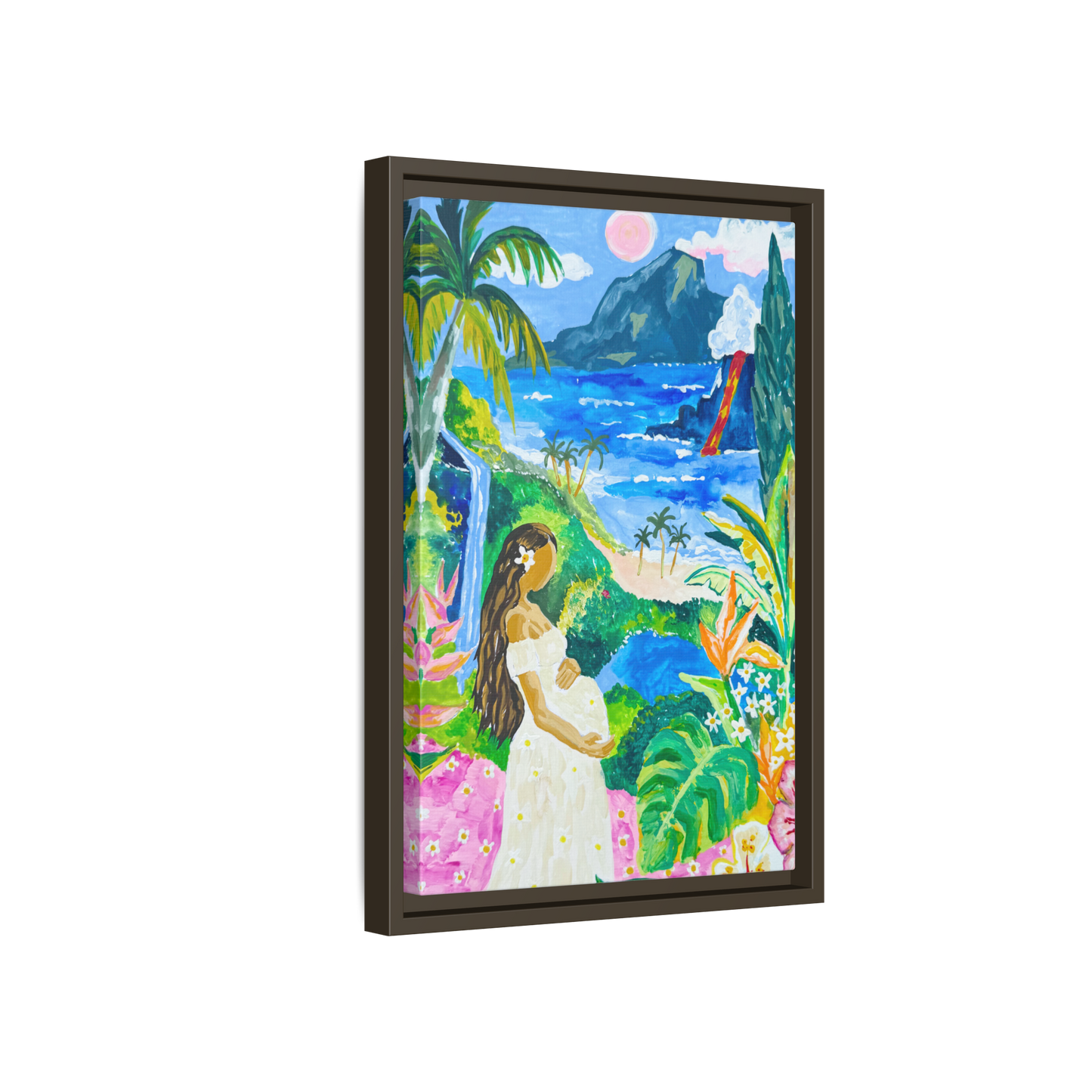 Babymoon in Big Island - Canvas Wall Art