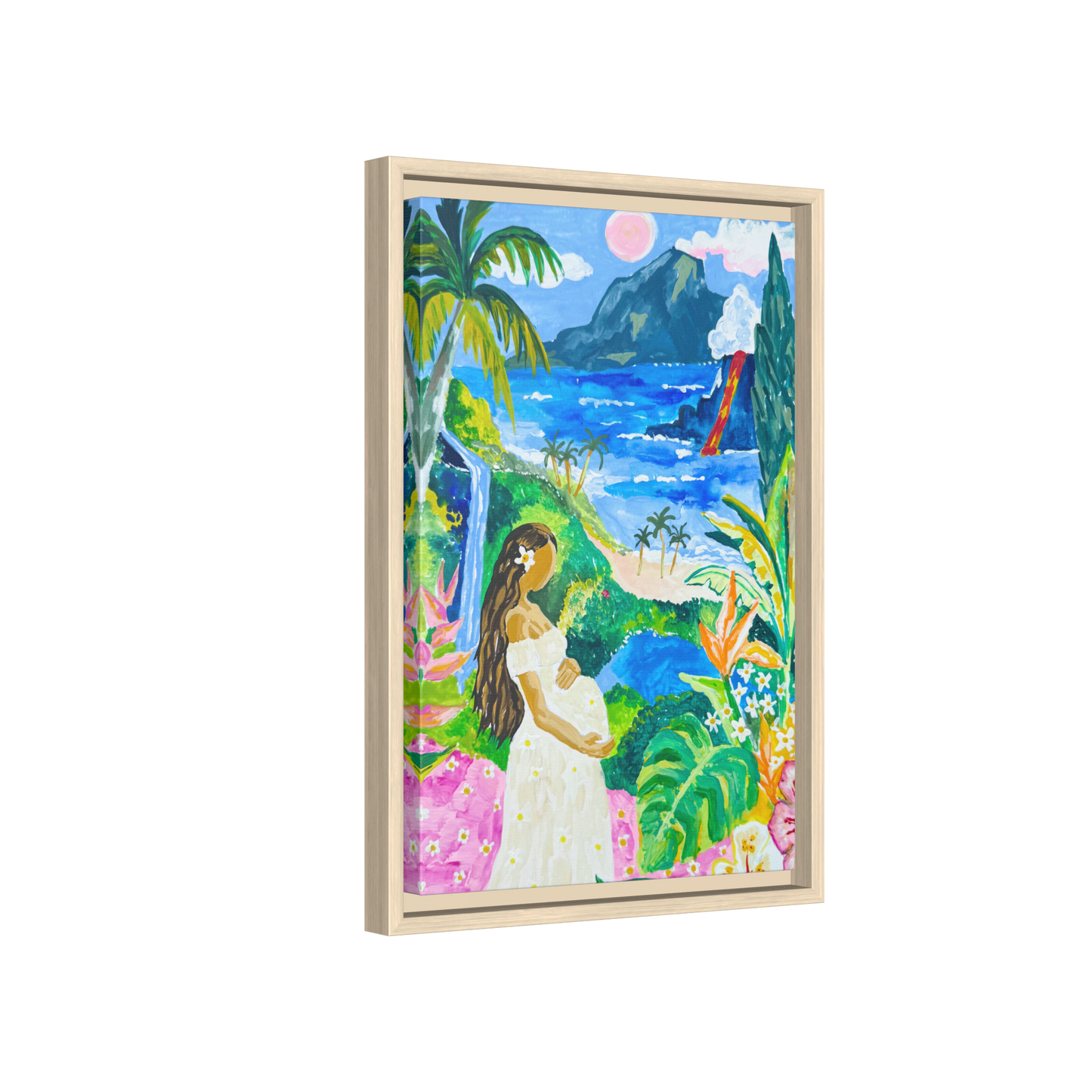 Babymoon in Big Island - Canvas Wall Art