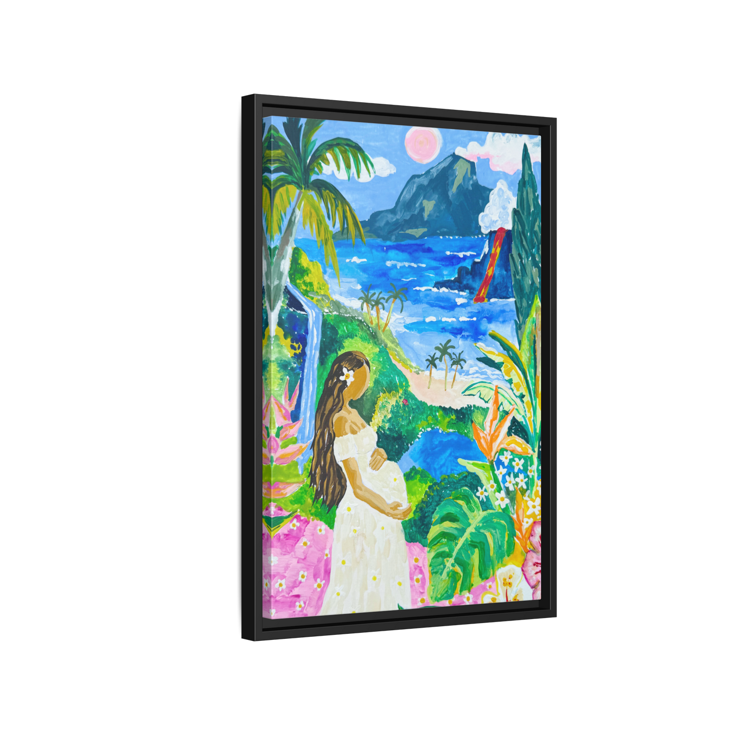 Babymoon in Big Island - Canvas Wall Art
