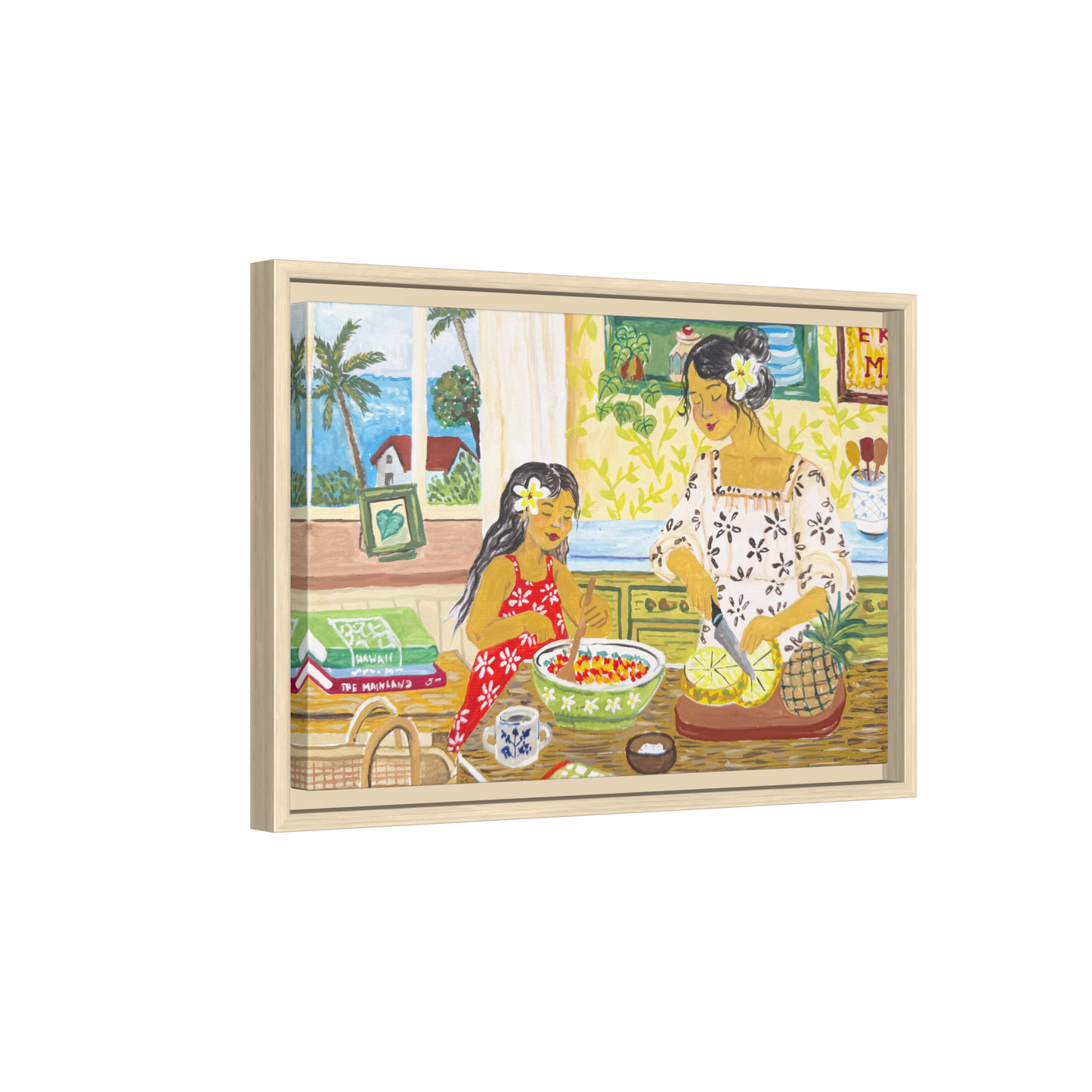 Aloha Sunday - Framed Canvas