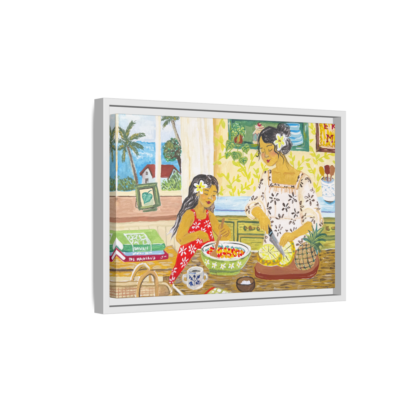 Aloha Sunday - Framed Canvas