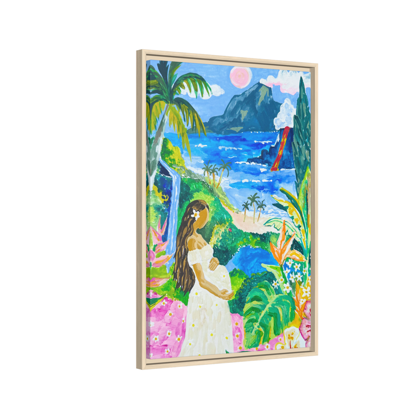 Babymoon in Big Island - Canvas Wall Art