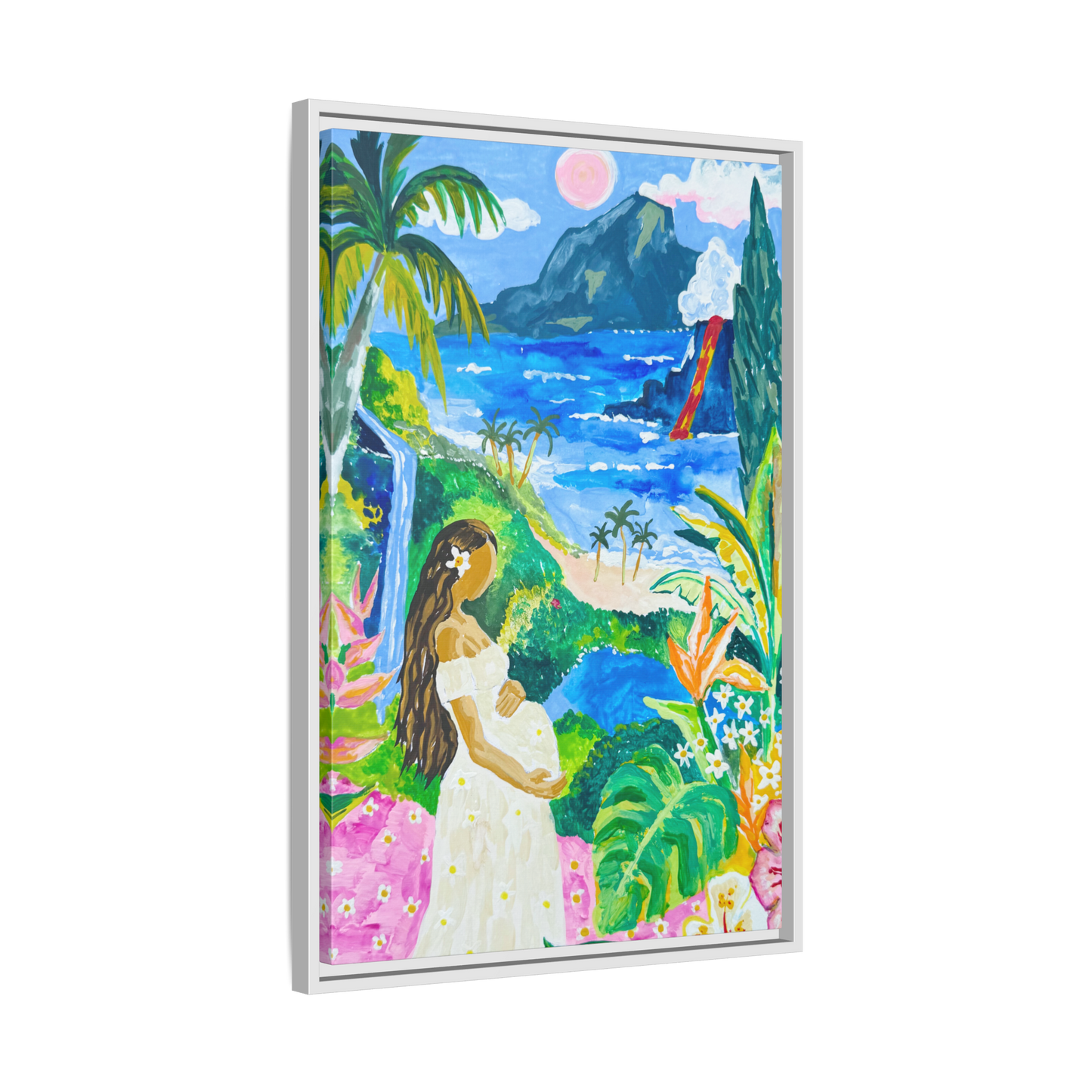 Babymoon in Big Island - Canvas Wall Art
