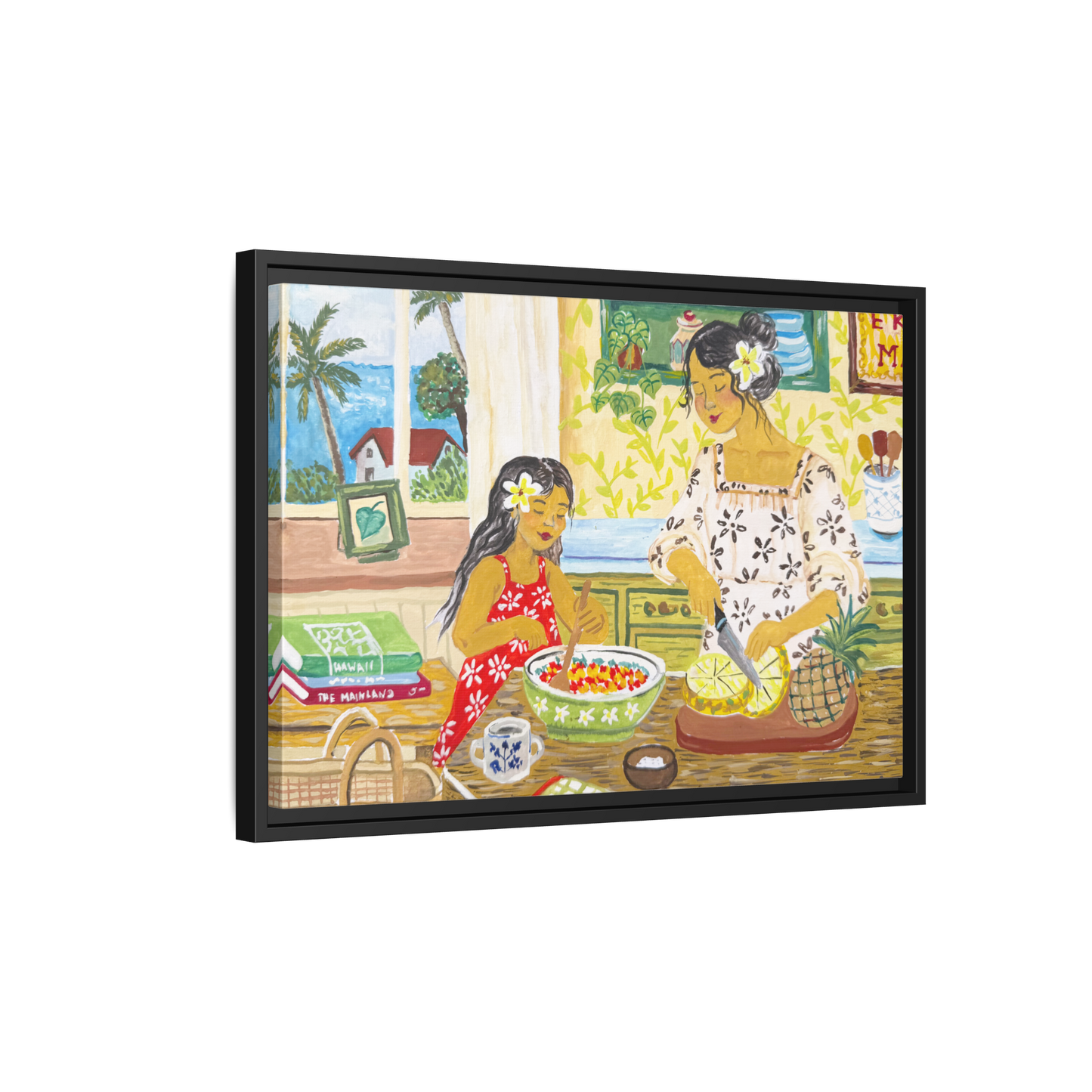 Aloha Sunday - Framed Canvas