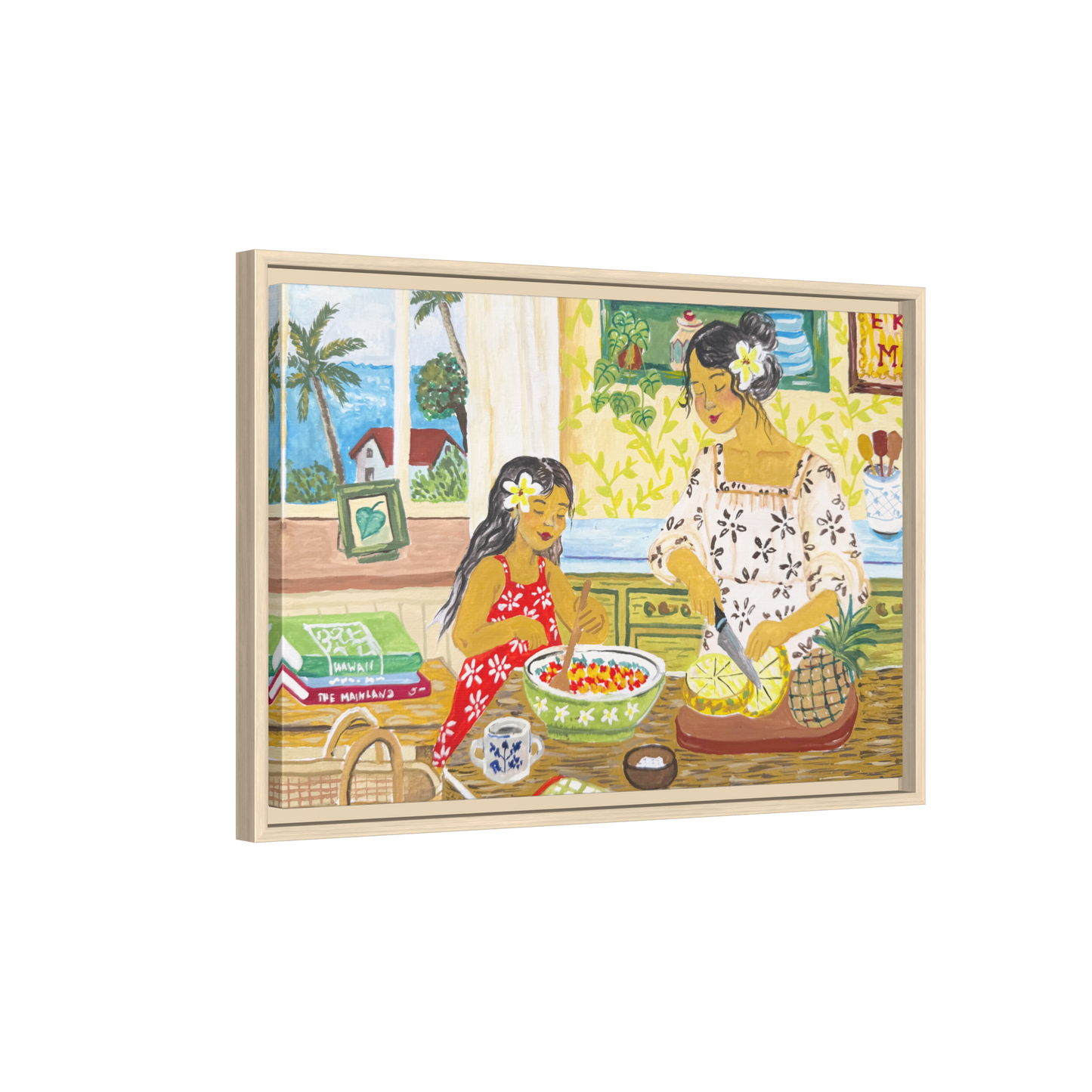 Aloha Sunday - Framed Canvas