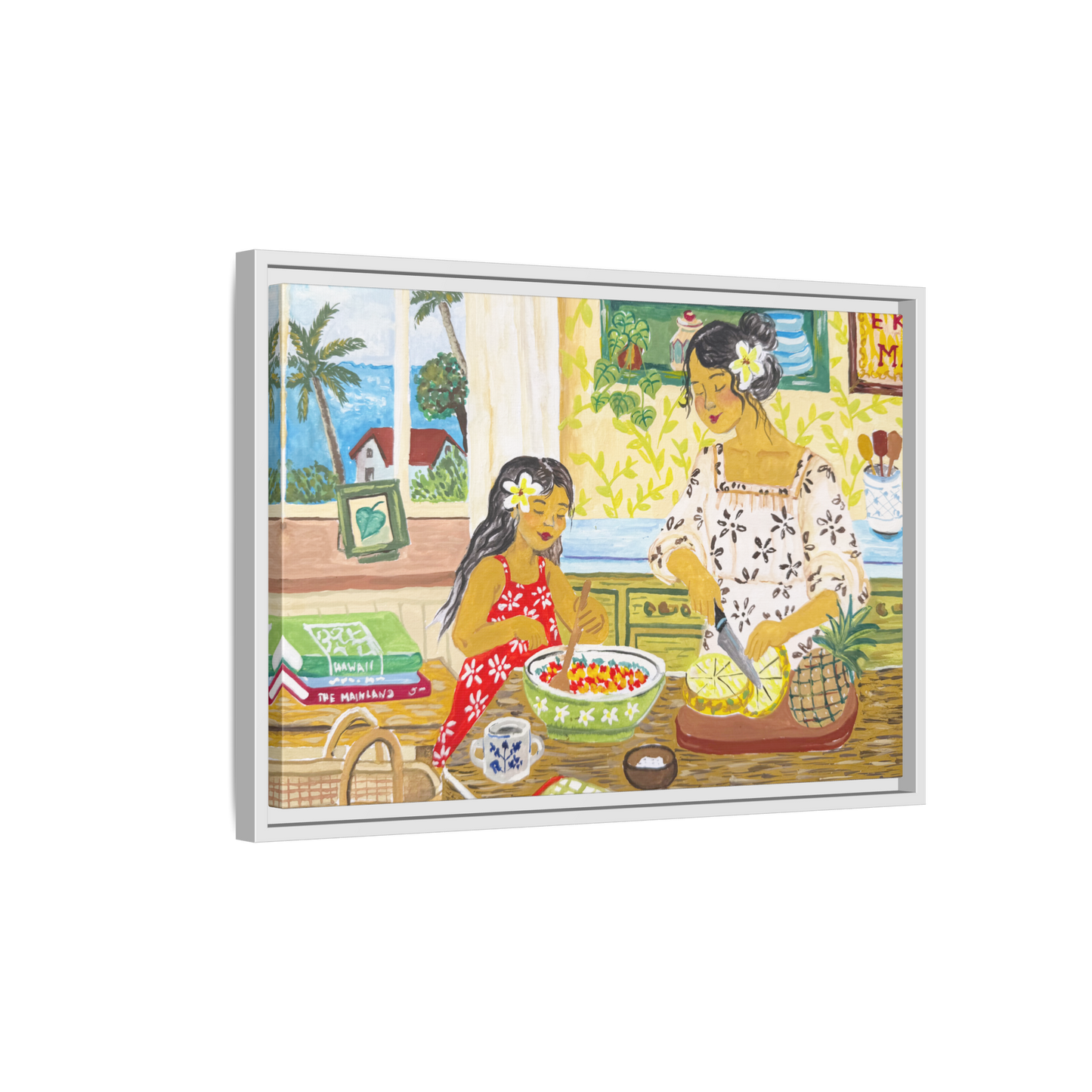 Aloha Sunday - Framed Canvas