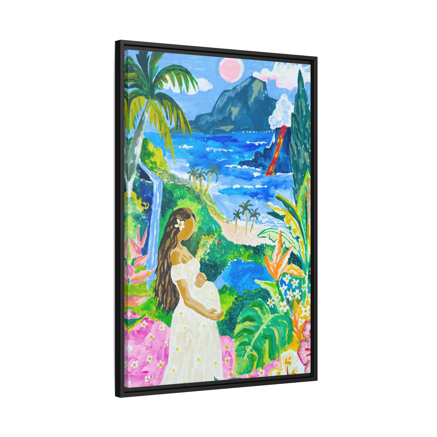 Babymoon in Big Island - Canvas Wall Art