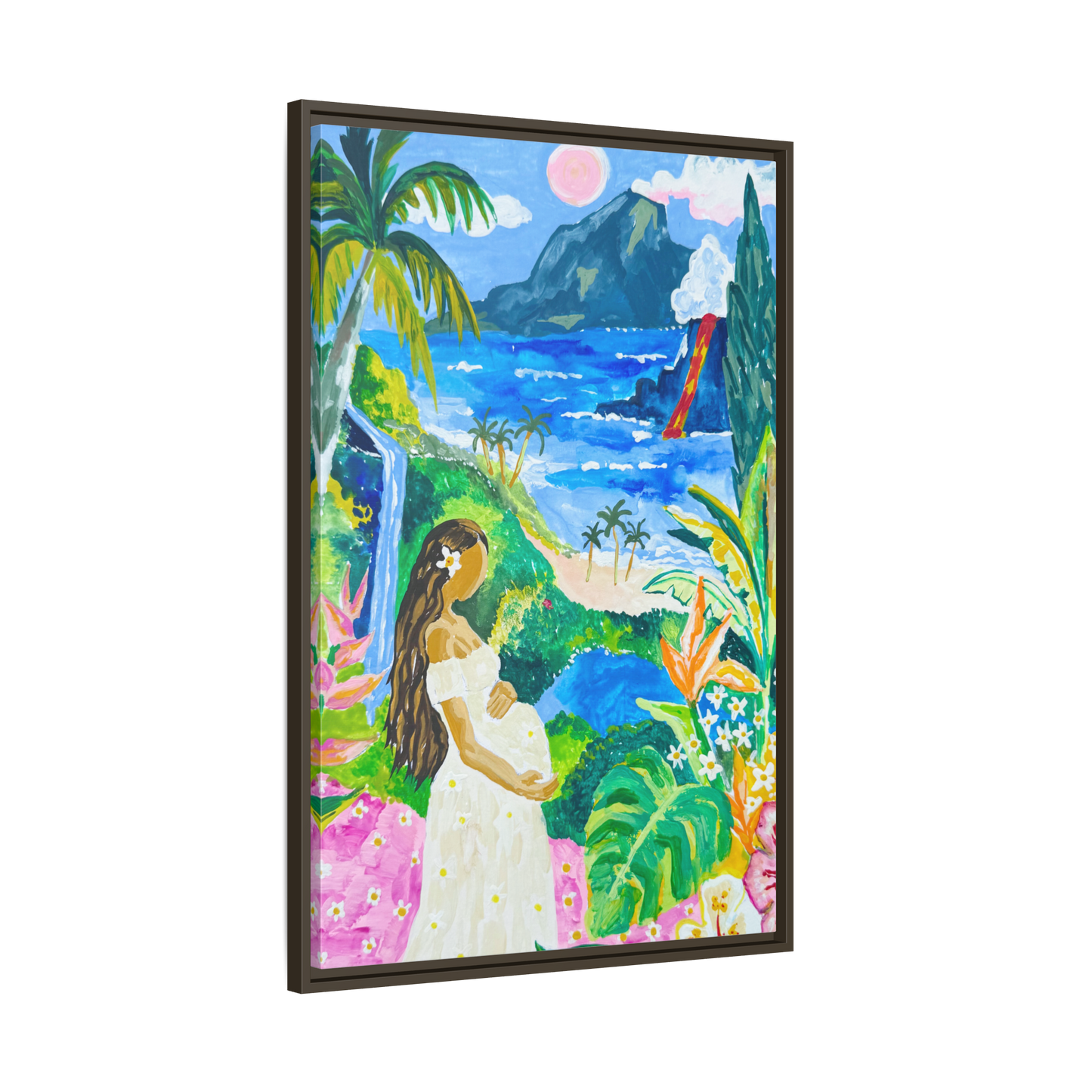 Babymoon in Big Island - Canvas Wall Art