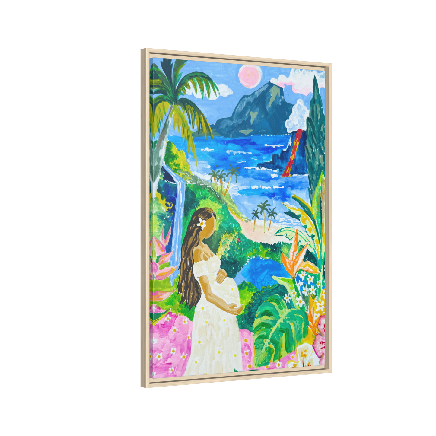 Babymoon in Big Island - Canvas Wall Art