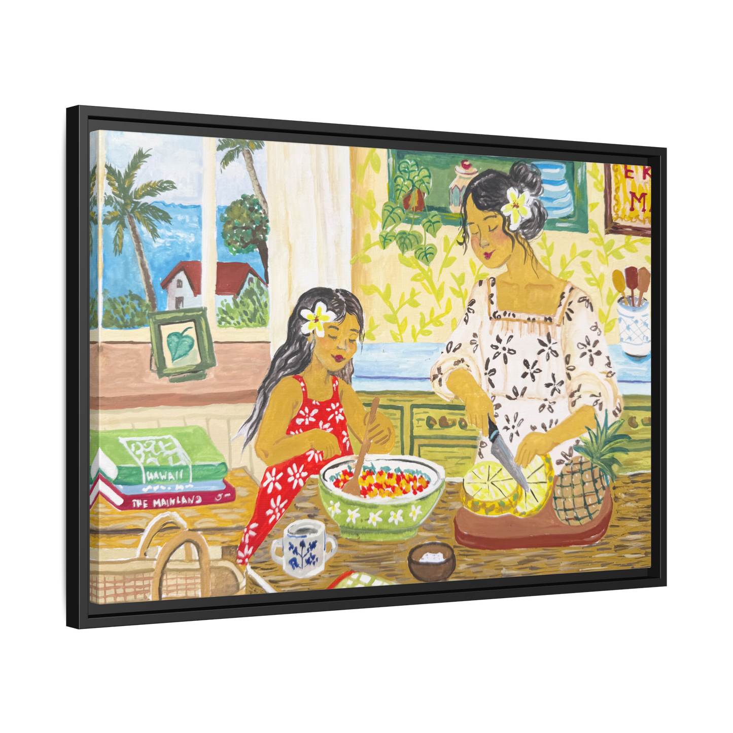 Aloha Sunday - Framed Canvas