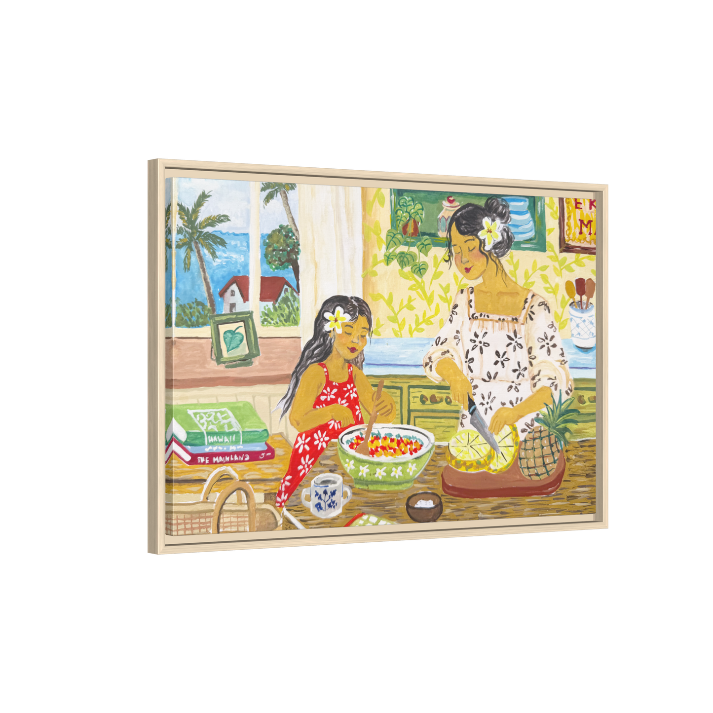 Aloha Sunday - Framed Canvas