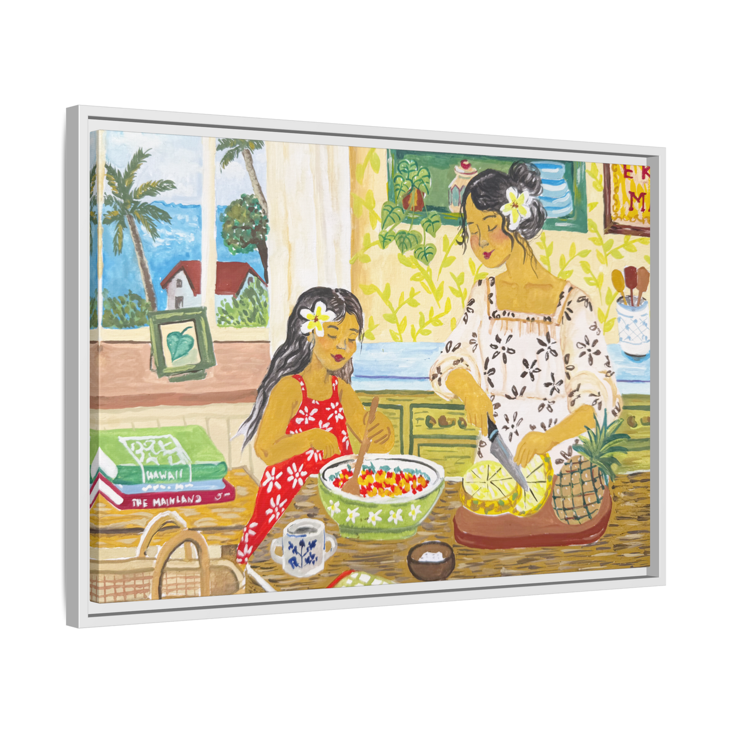 Aloha Sunday - Framed Canvas