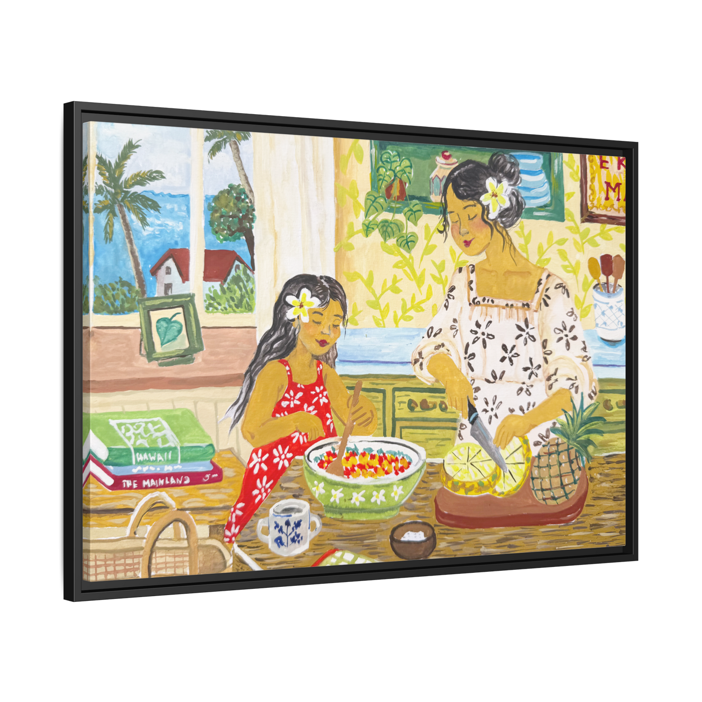 Aloha Sunday - Framed Canvas