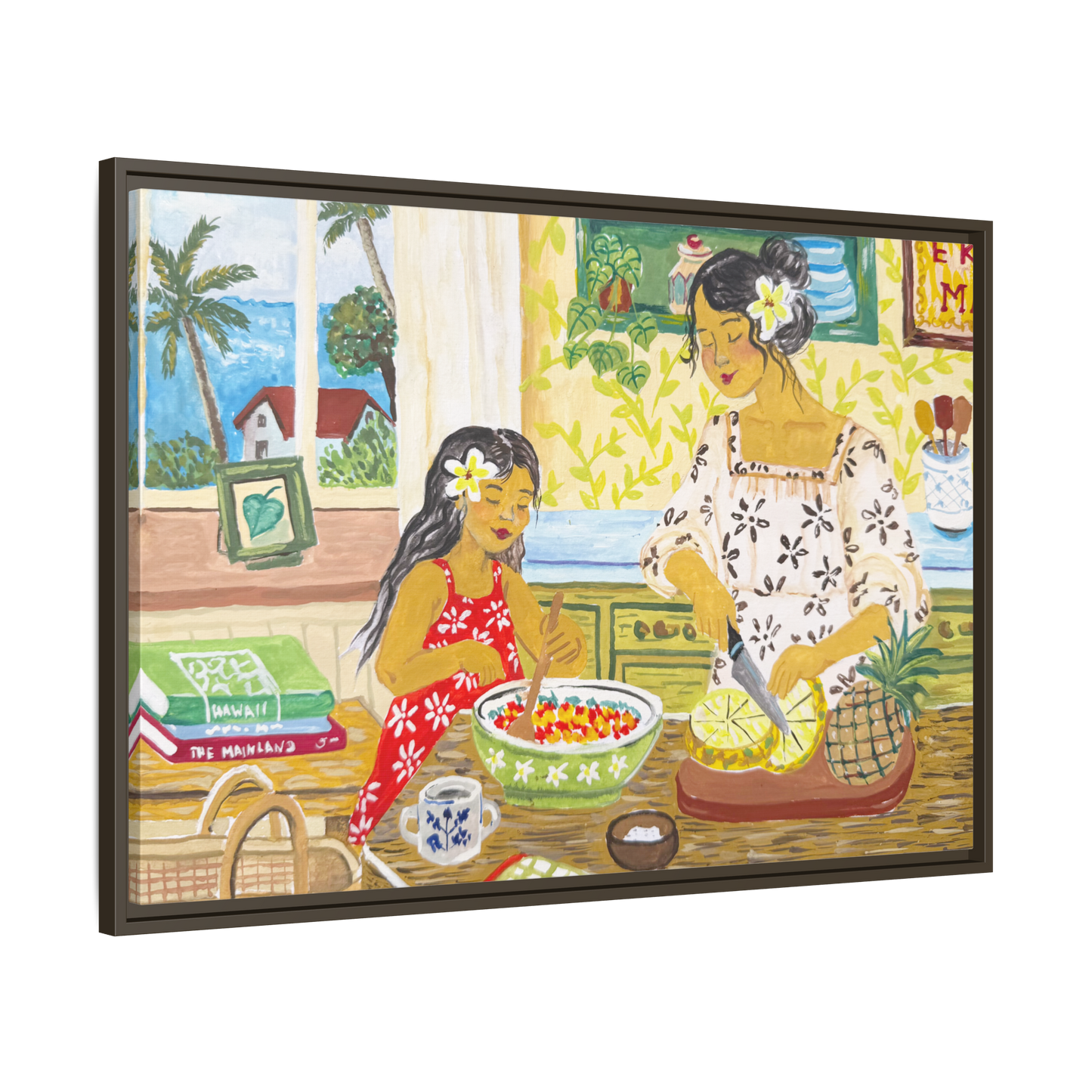 Aloha Sunday - Framed Canvas