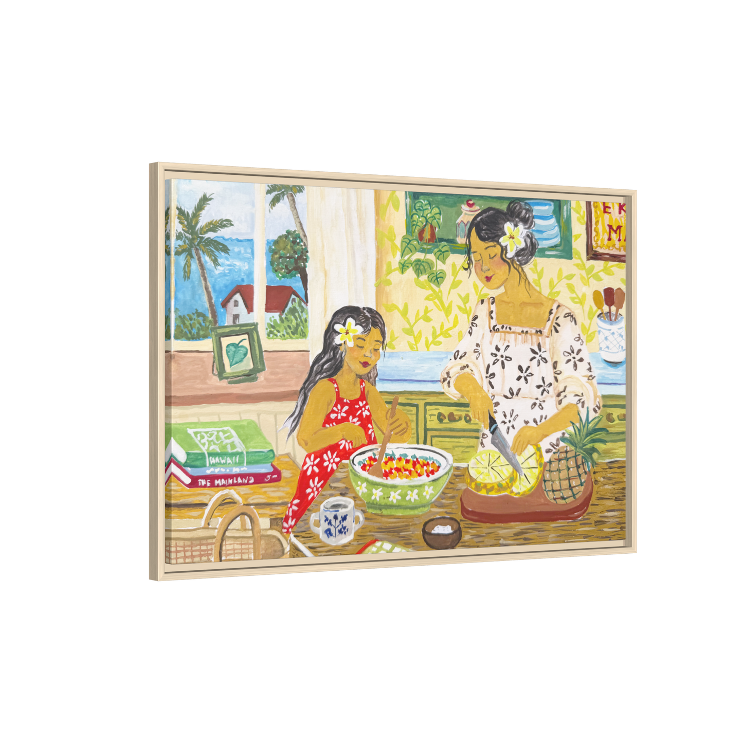 Aloha Sunday - Framed Canvas