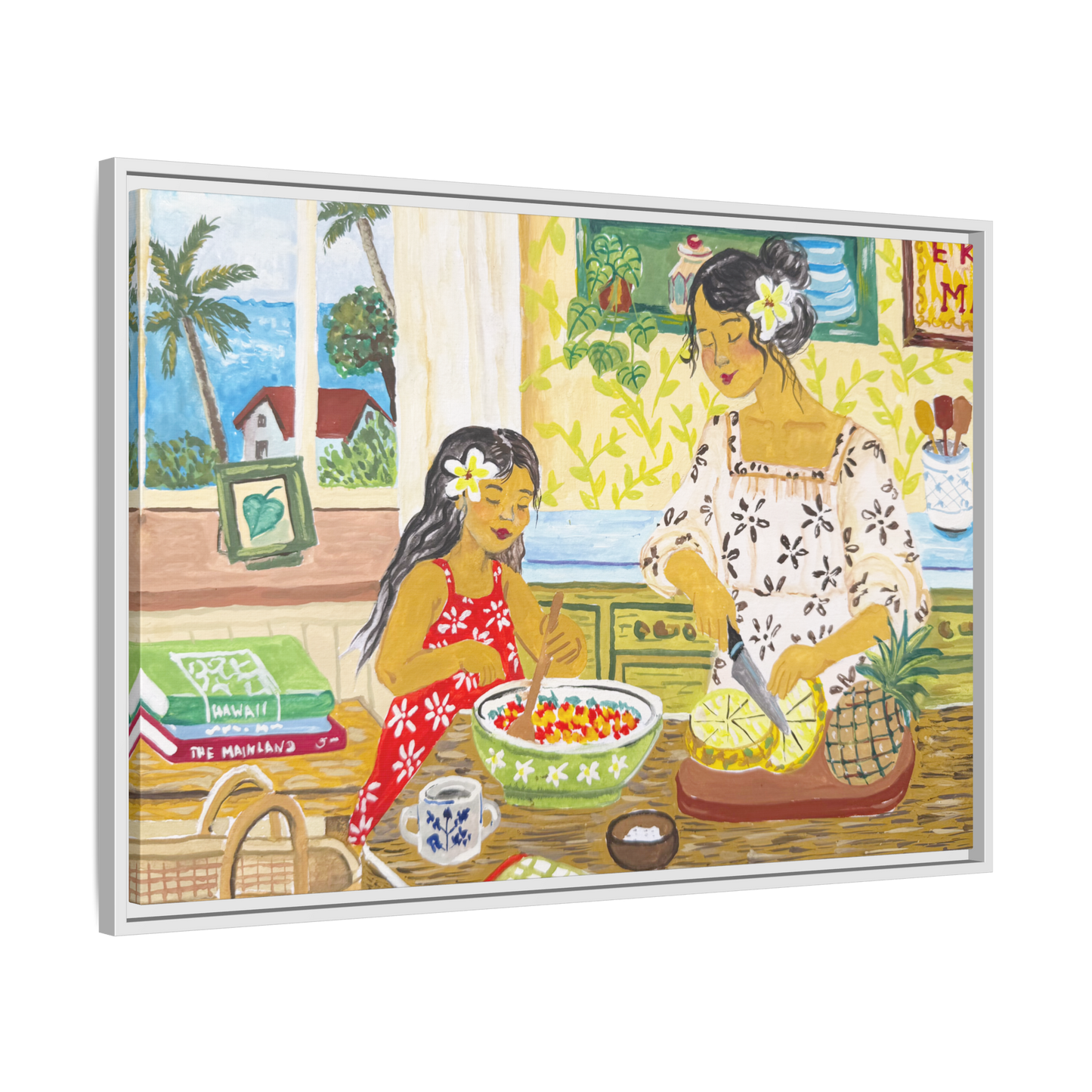 Aloha Sunday - Framed Canvas