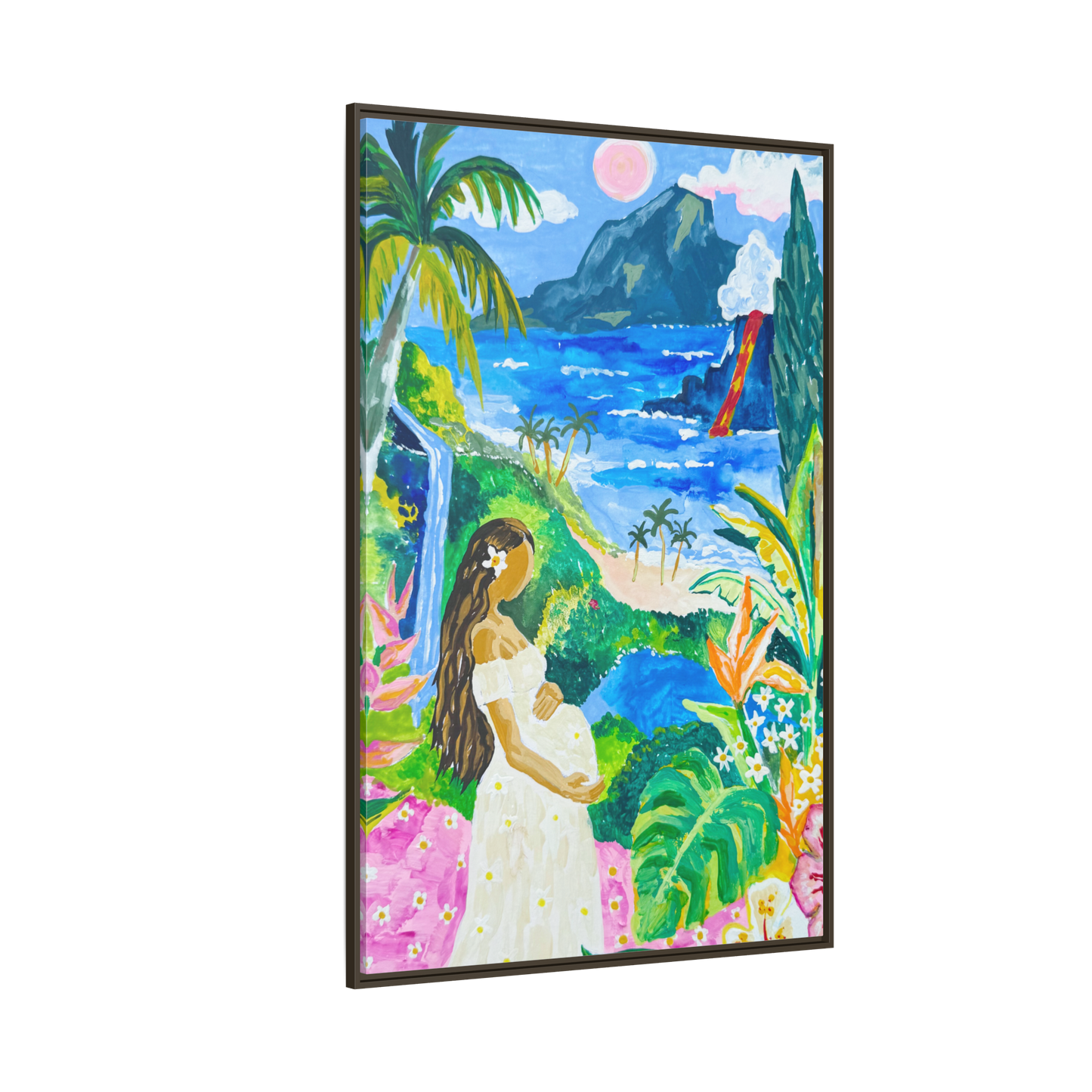 Babymoon in Big Island - Canvas Wall Art