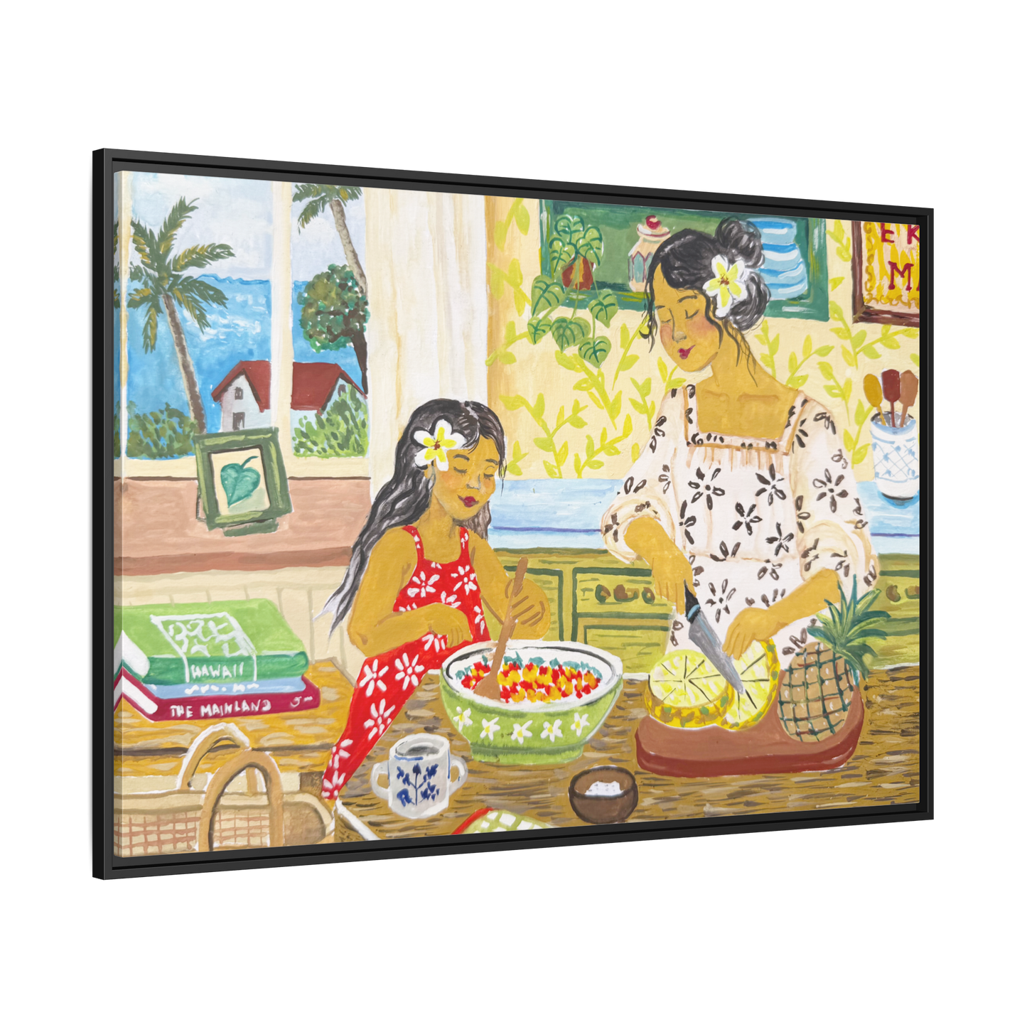 Aloha Sunday - Framed Canvas