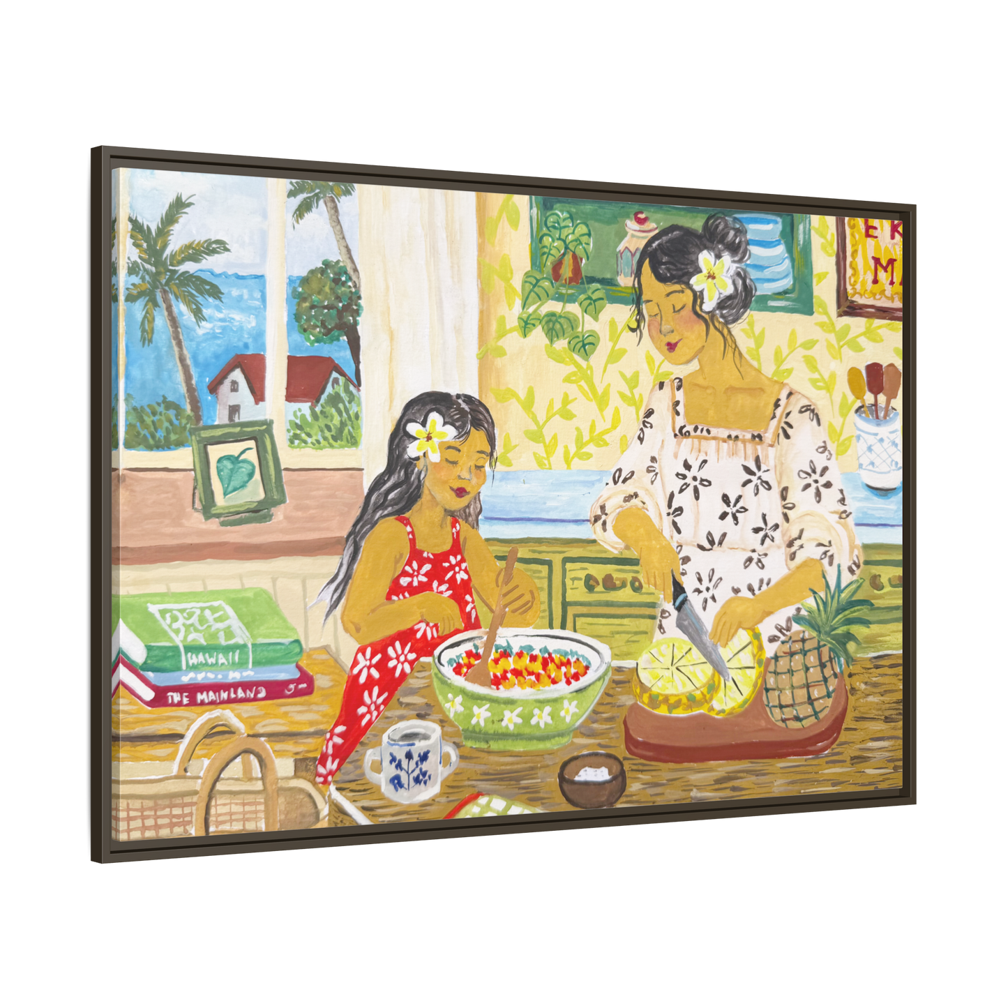 Aloha Sunday - Framed Canvas