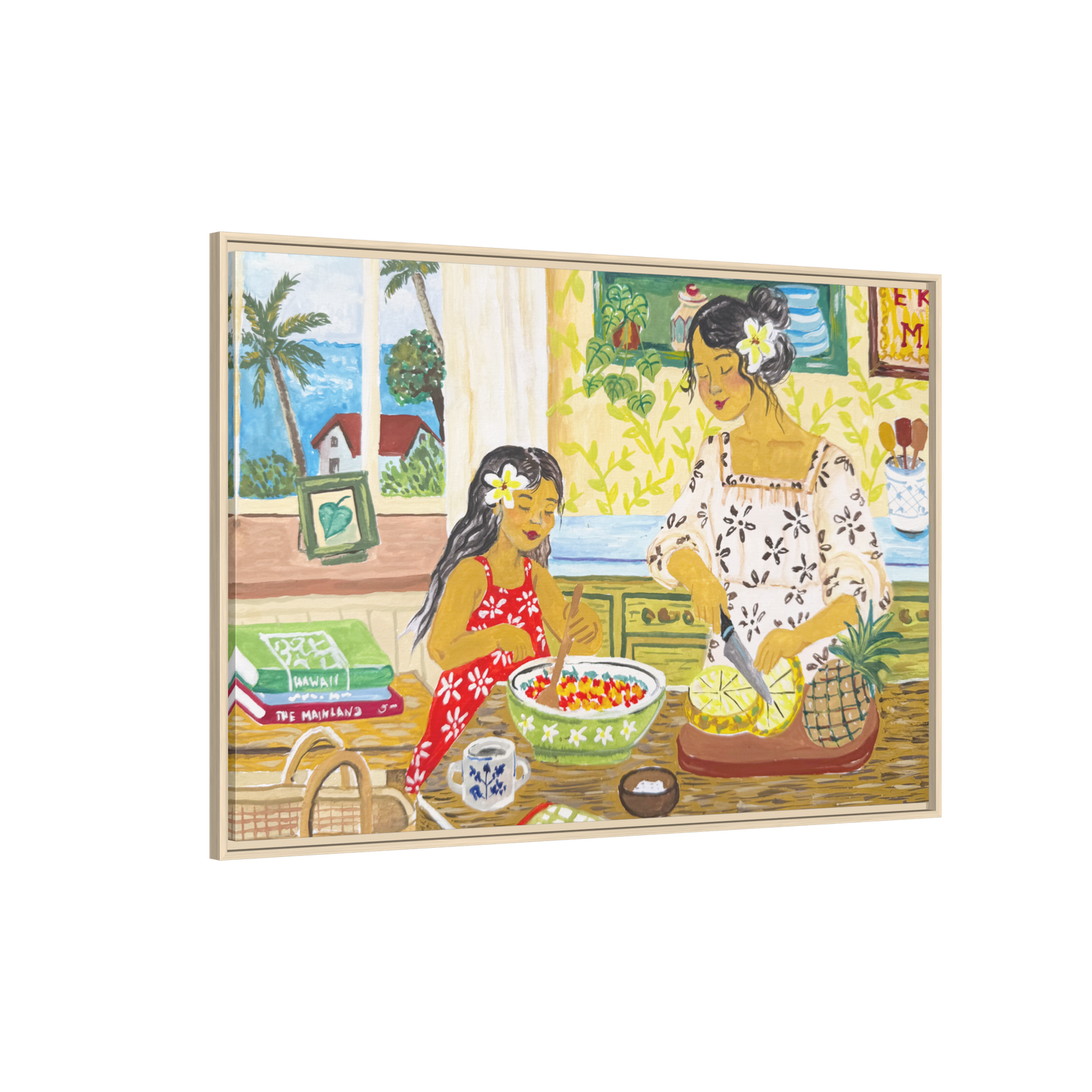Aloha Sunday - Framed Canvas