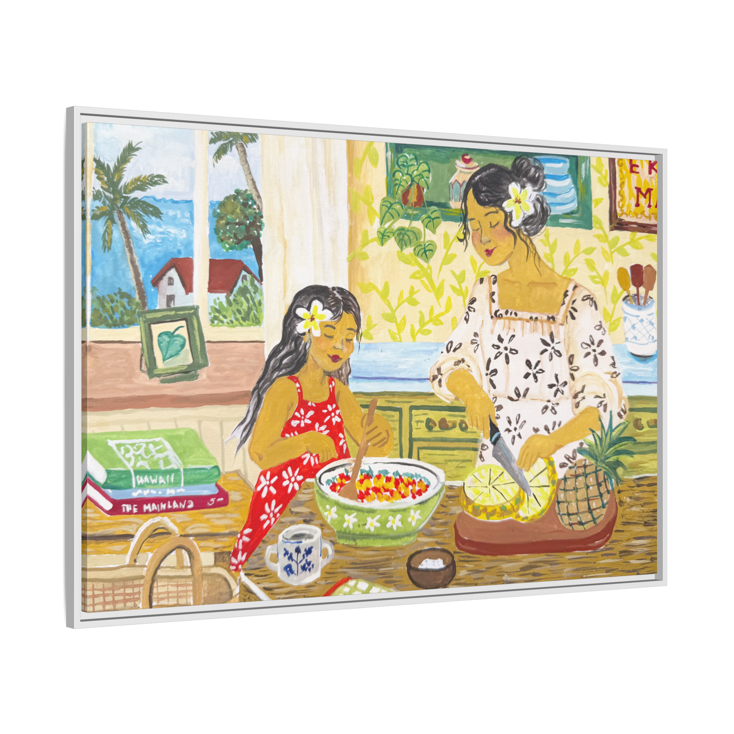 Aloha Sunday - Framed Canvas